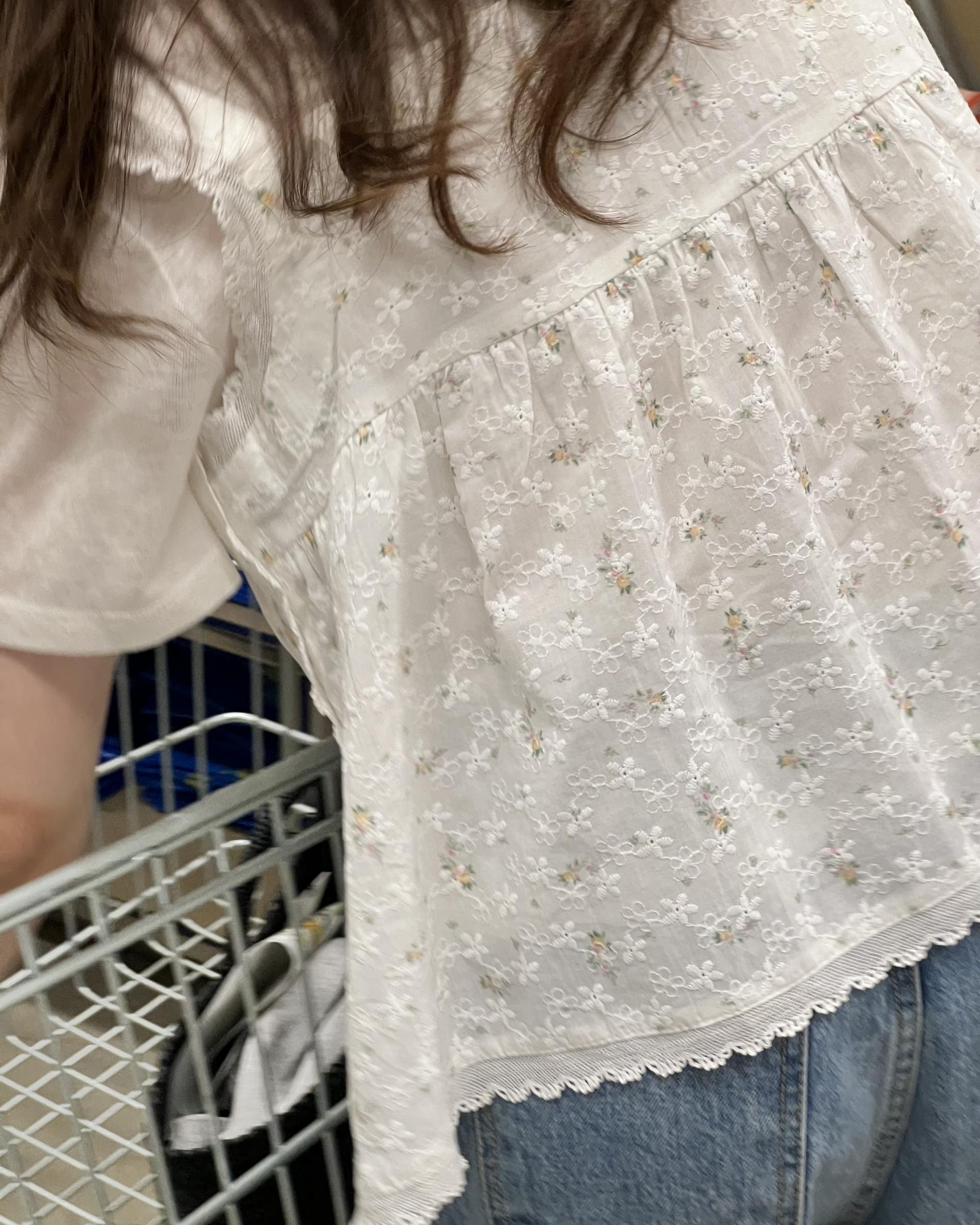 primrose blouse (flower/black)