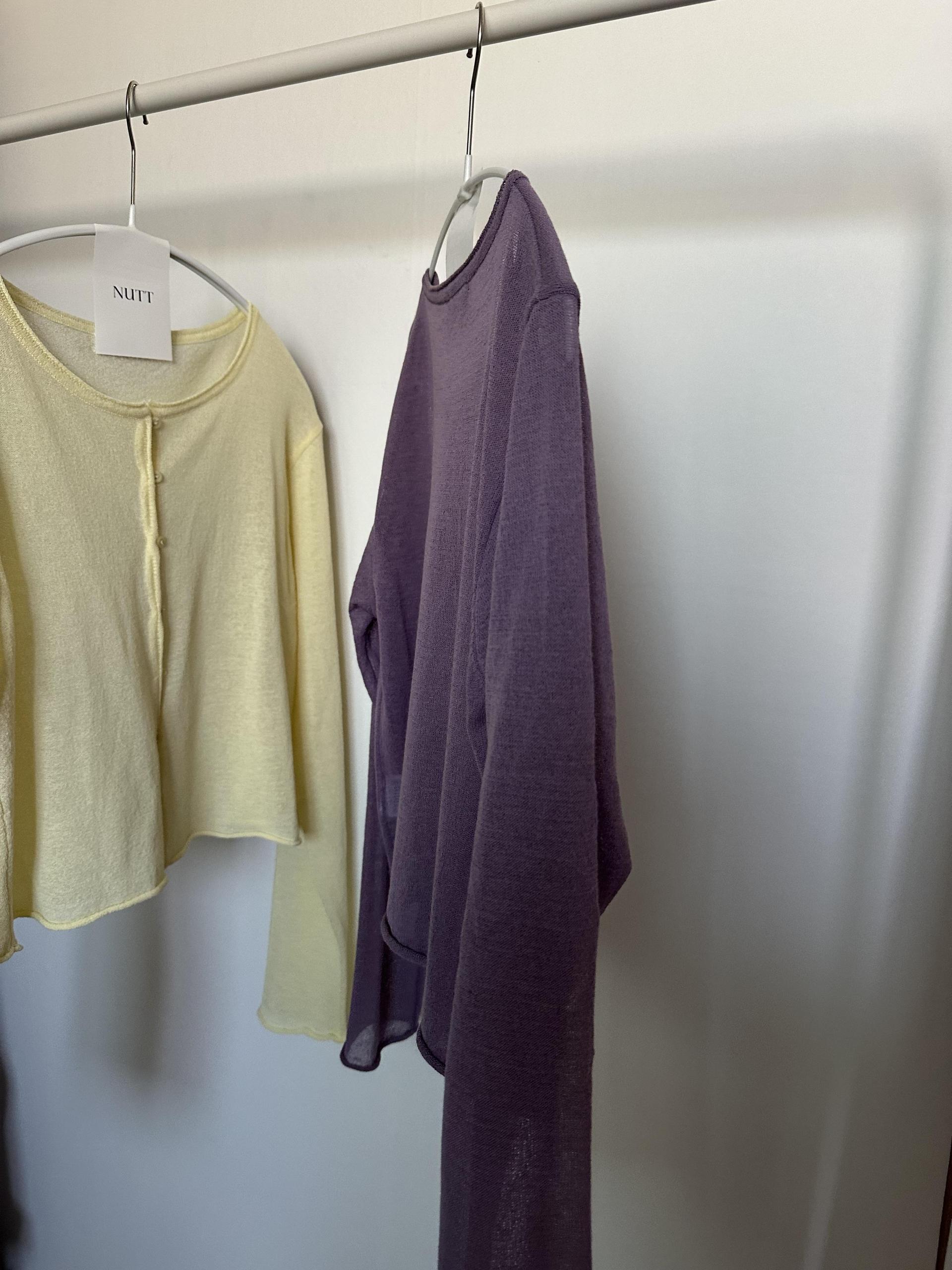 carol summer cardigan (lemon)