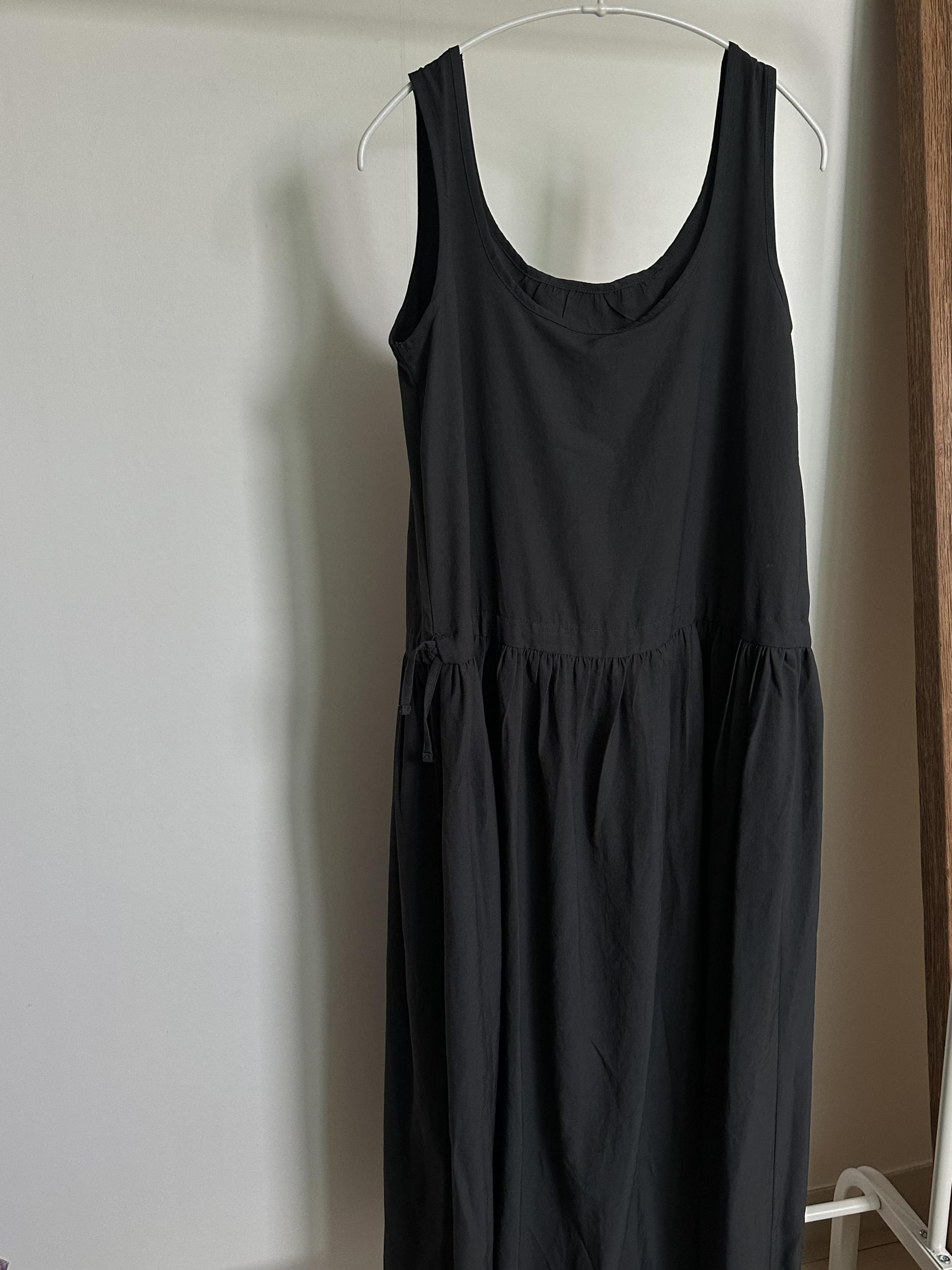 oatmeal dress (charcoal/cream)