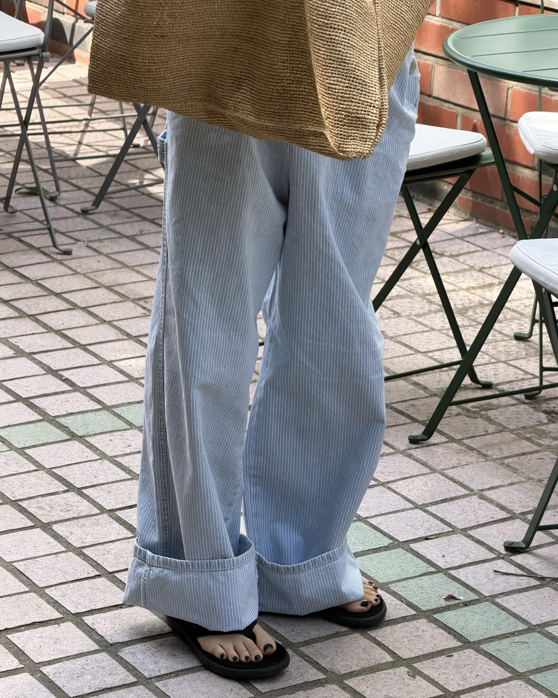 donkey stripe overall