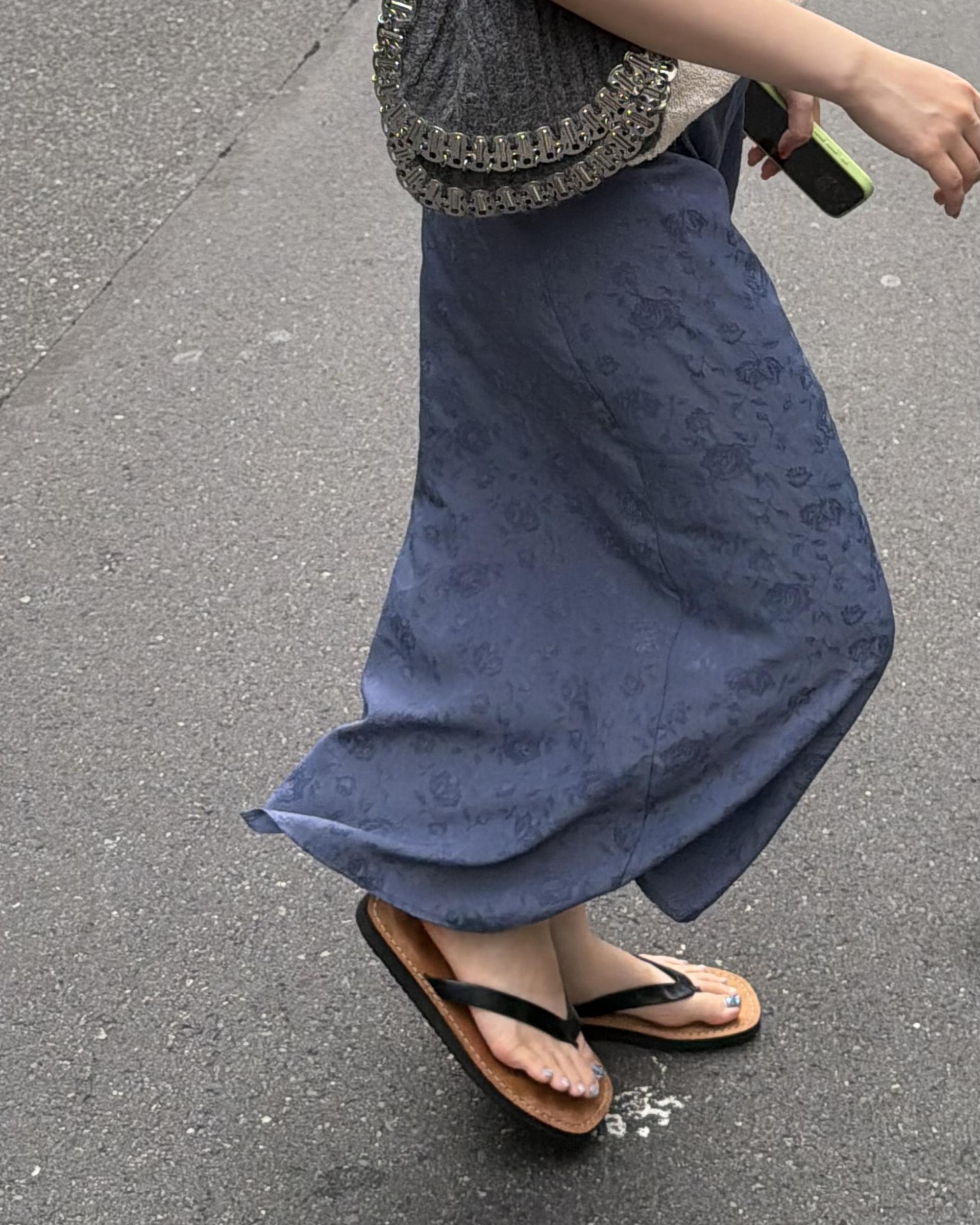emma half knit (cream/pale grey/charcoal)