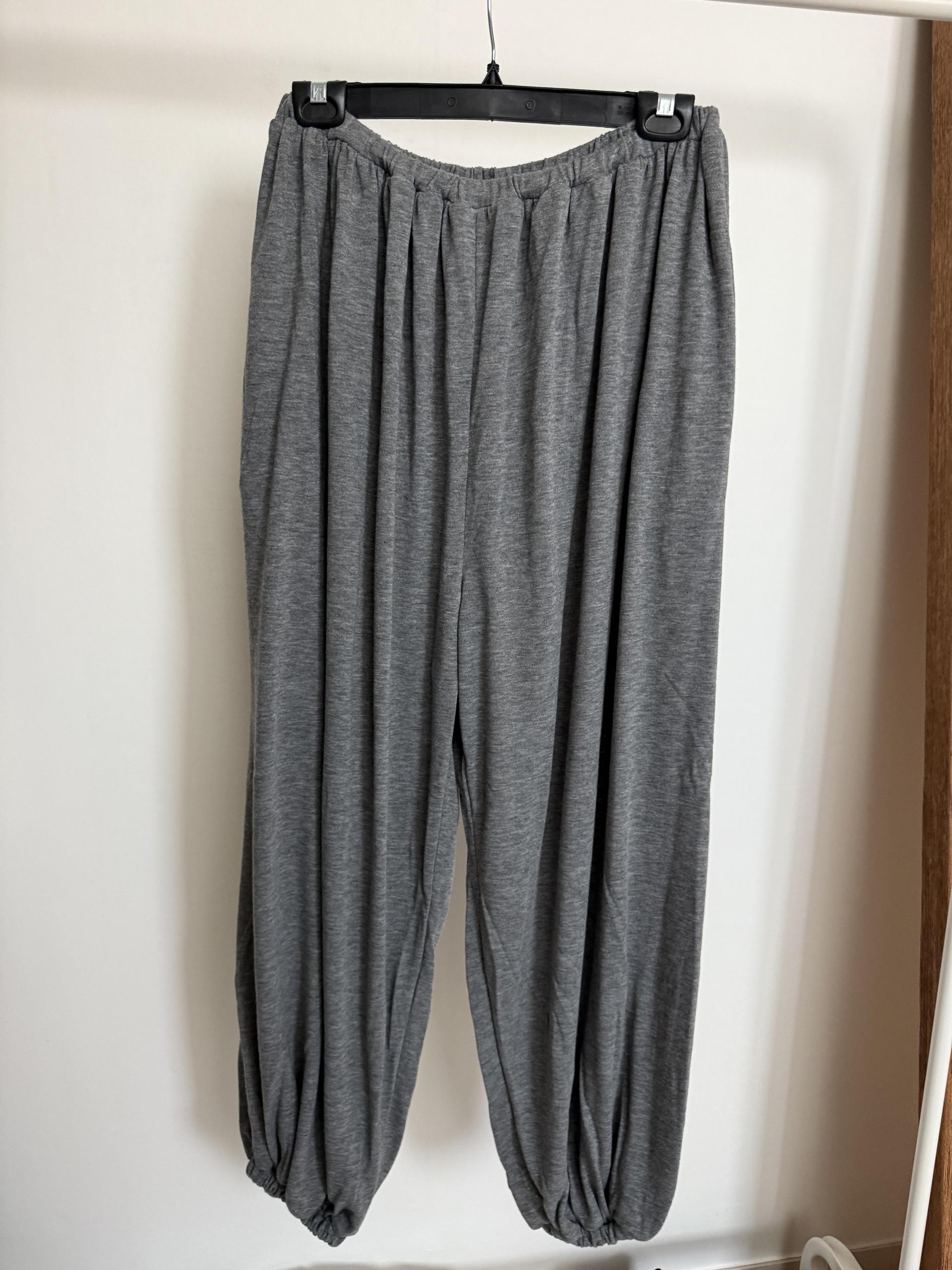 savanna harem pants (purple/charcoal/grey)