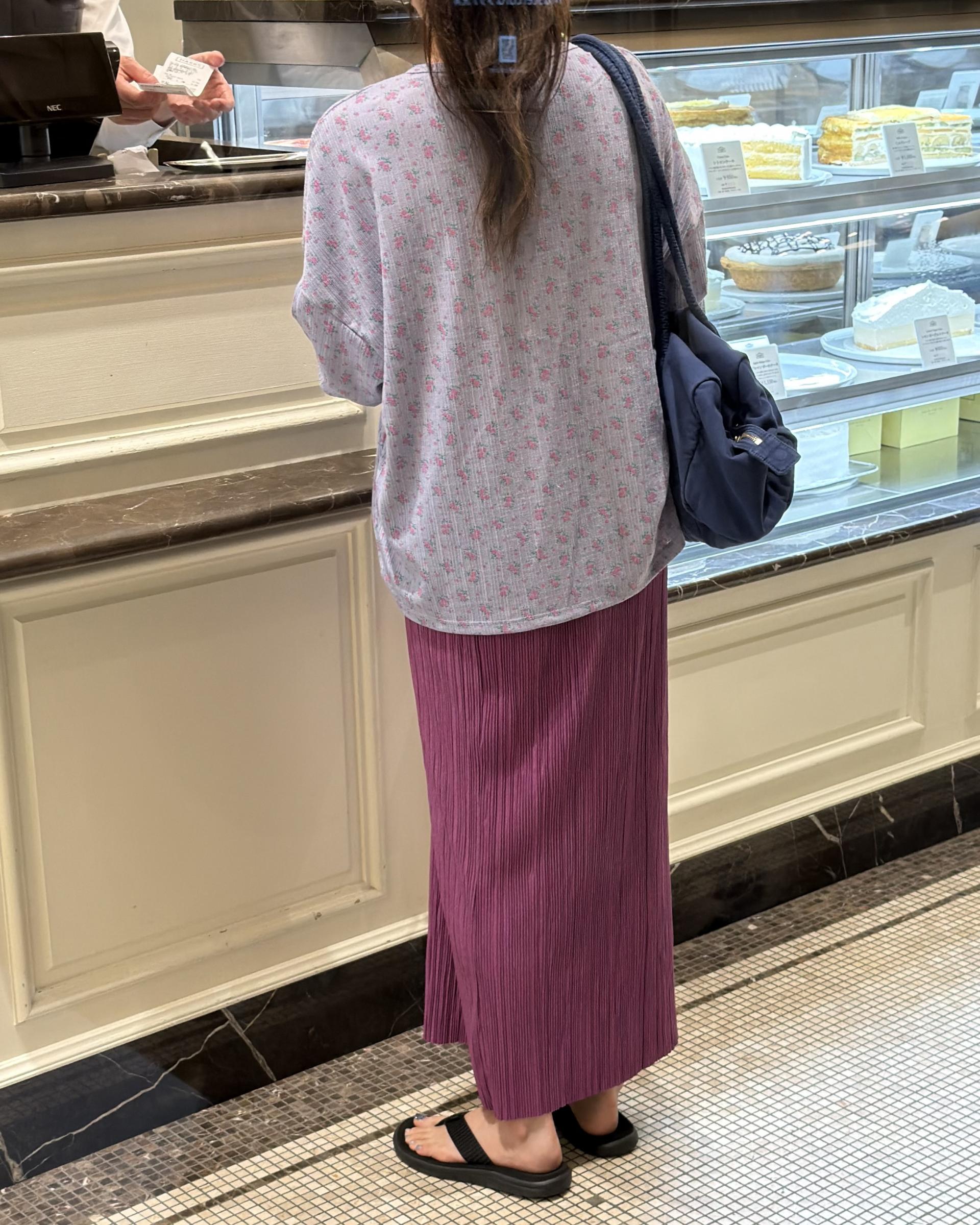 <made> penne skirt (violet)