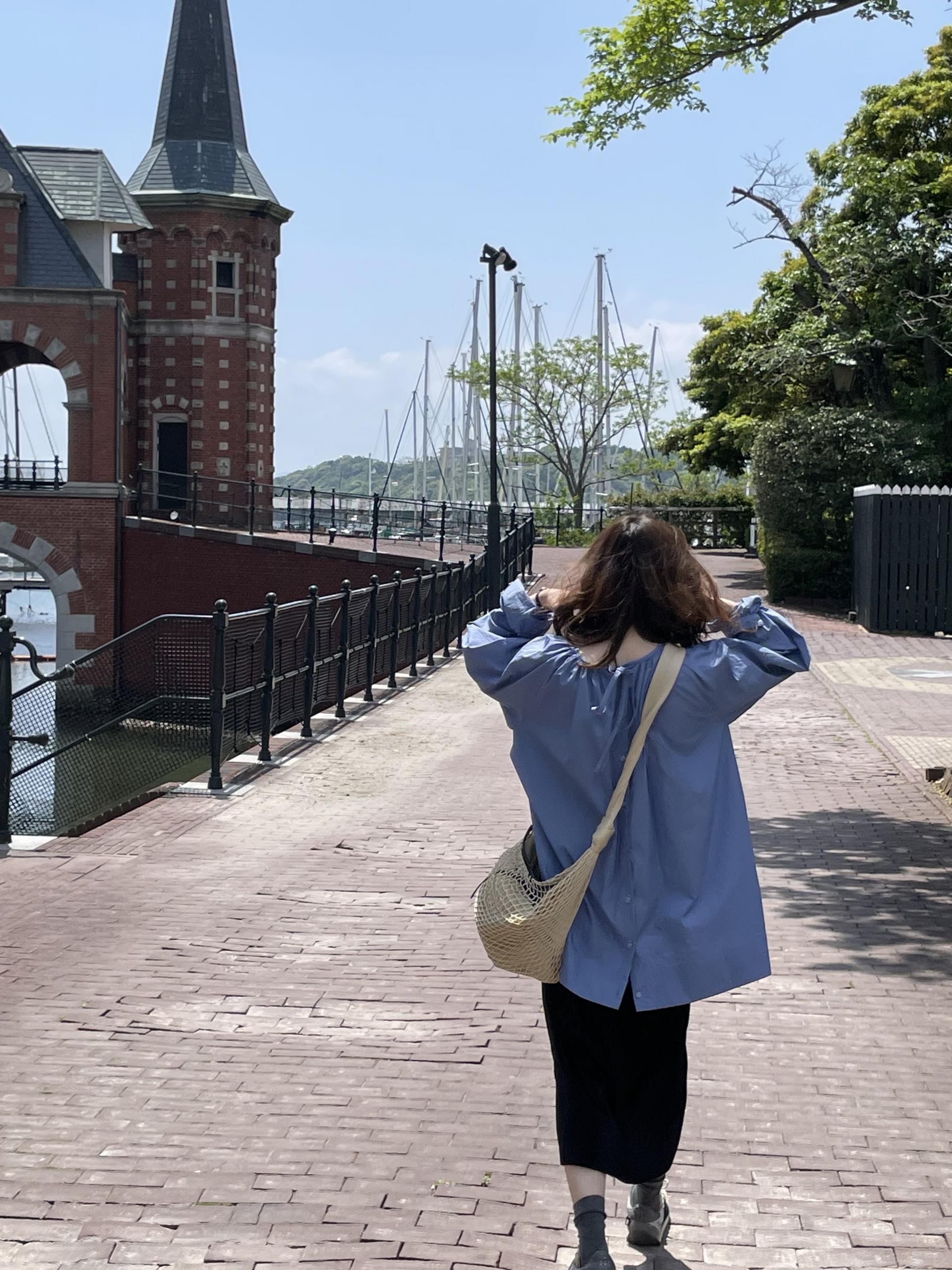 <made> sorbet blouse (indigo blue) (13차 pre-order)