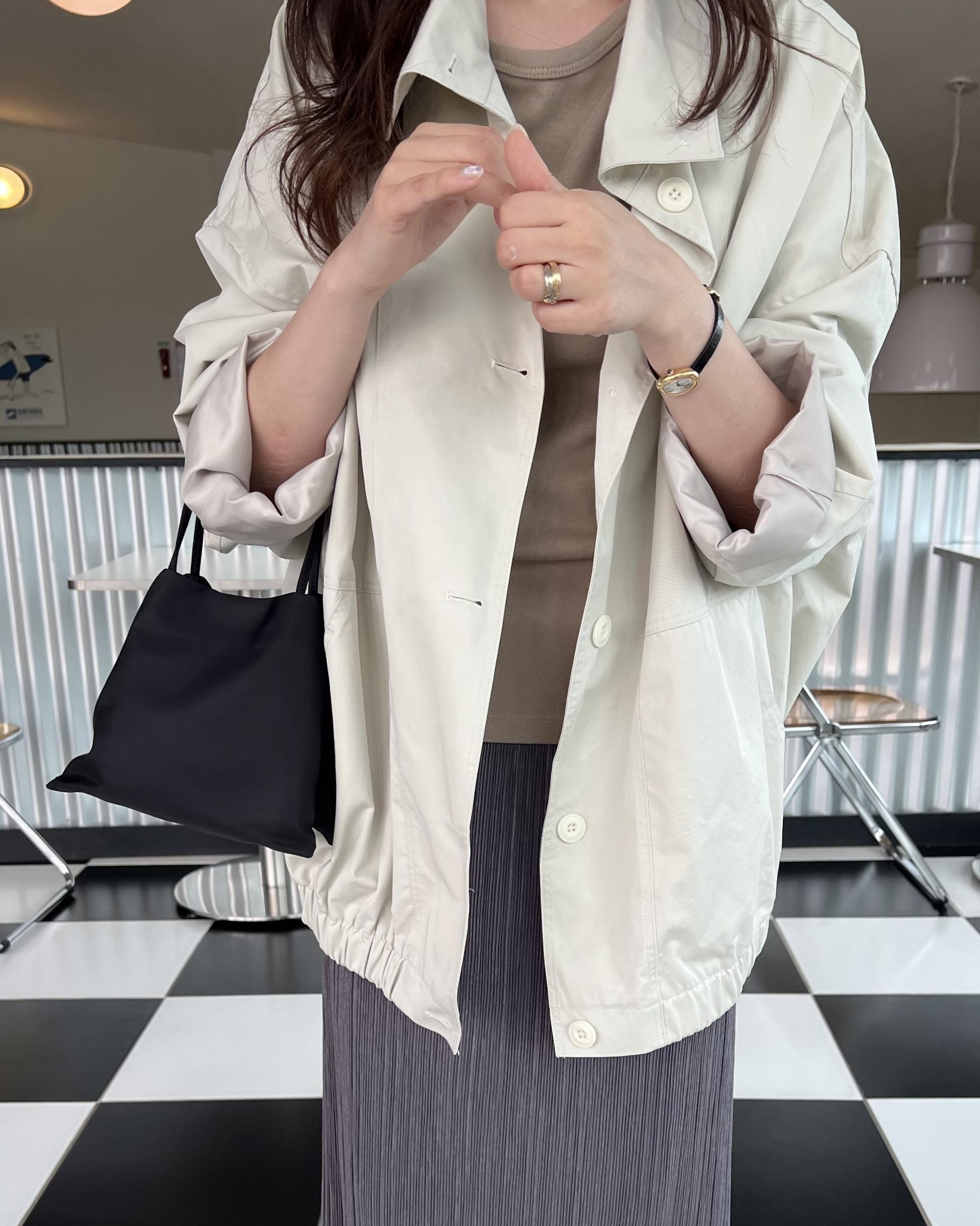 grocery half jumper (cream beige/navy)