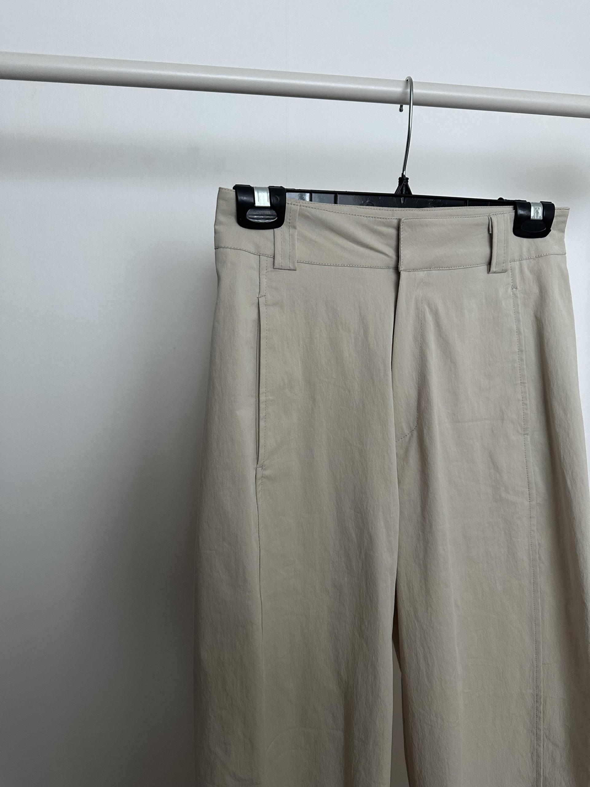 sand cotton pants (milk beige)