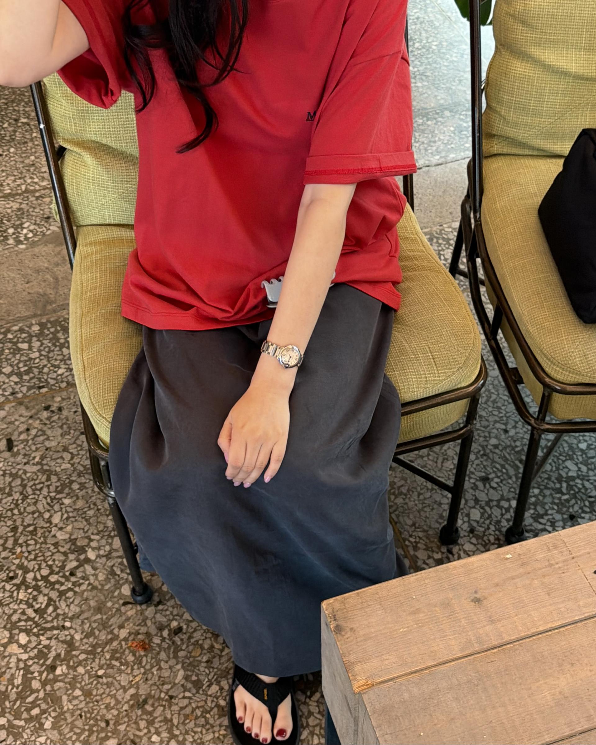 manhattan top (red/charcoal)
