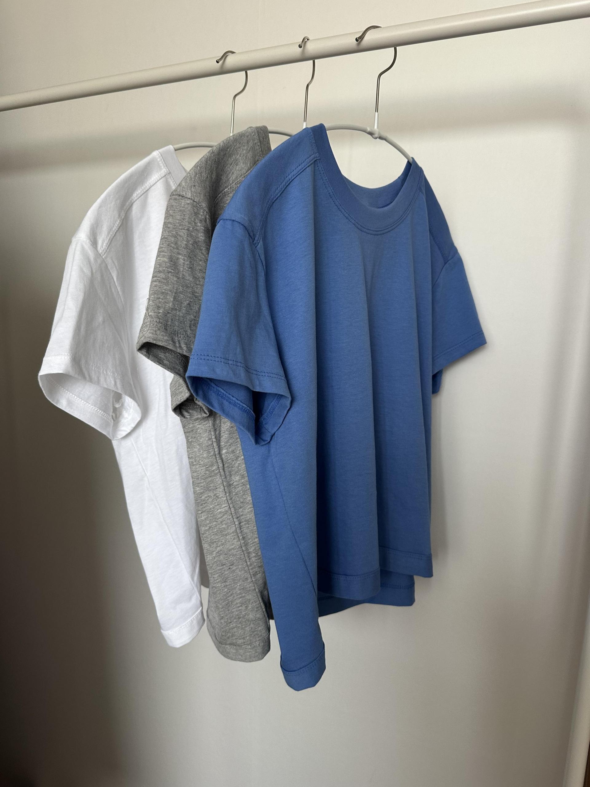 mile top (aqua blue/melange/white) 완