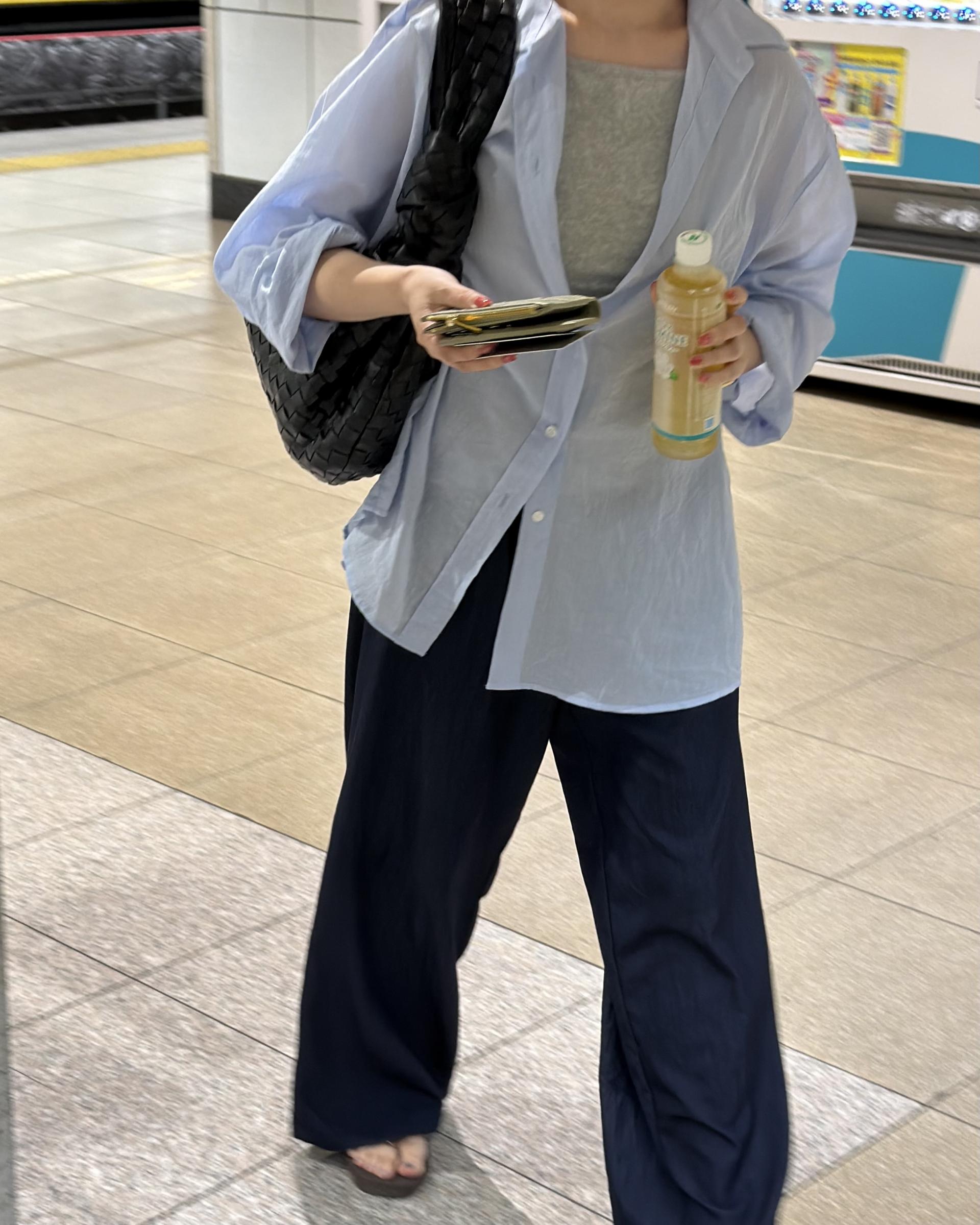 well banding pants (denim)