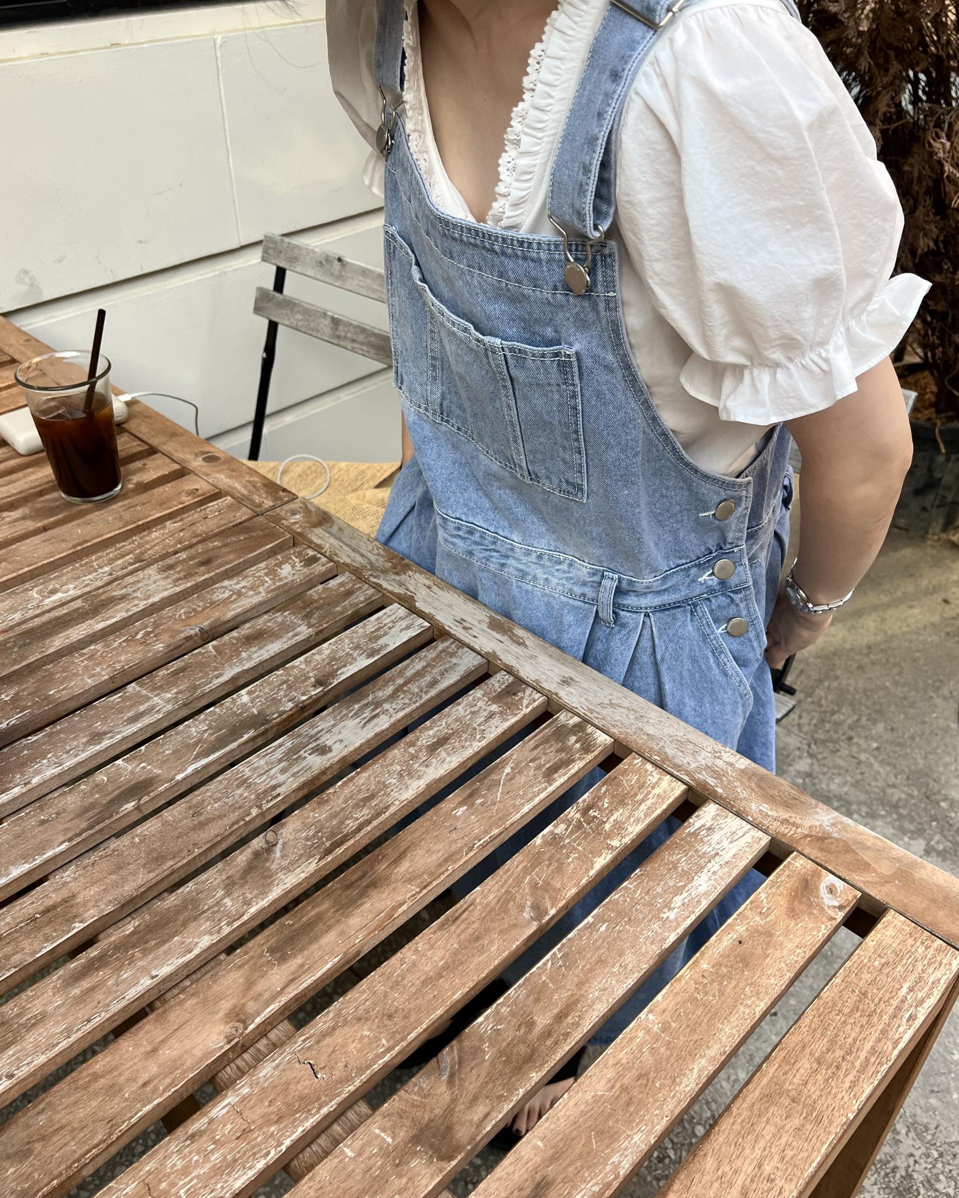 miguel denim overall 완