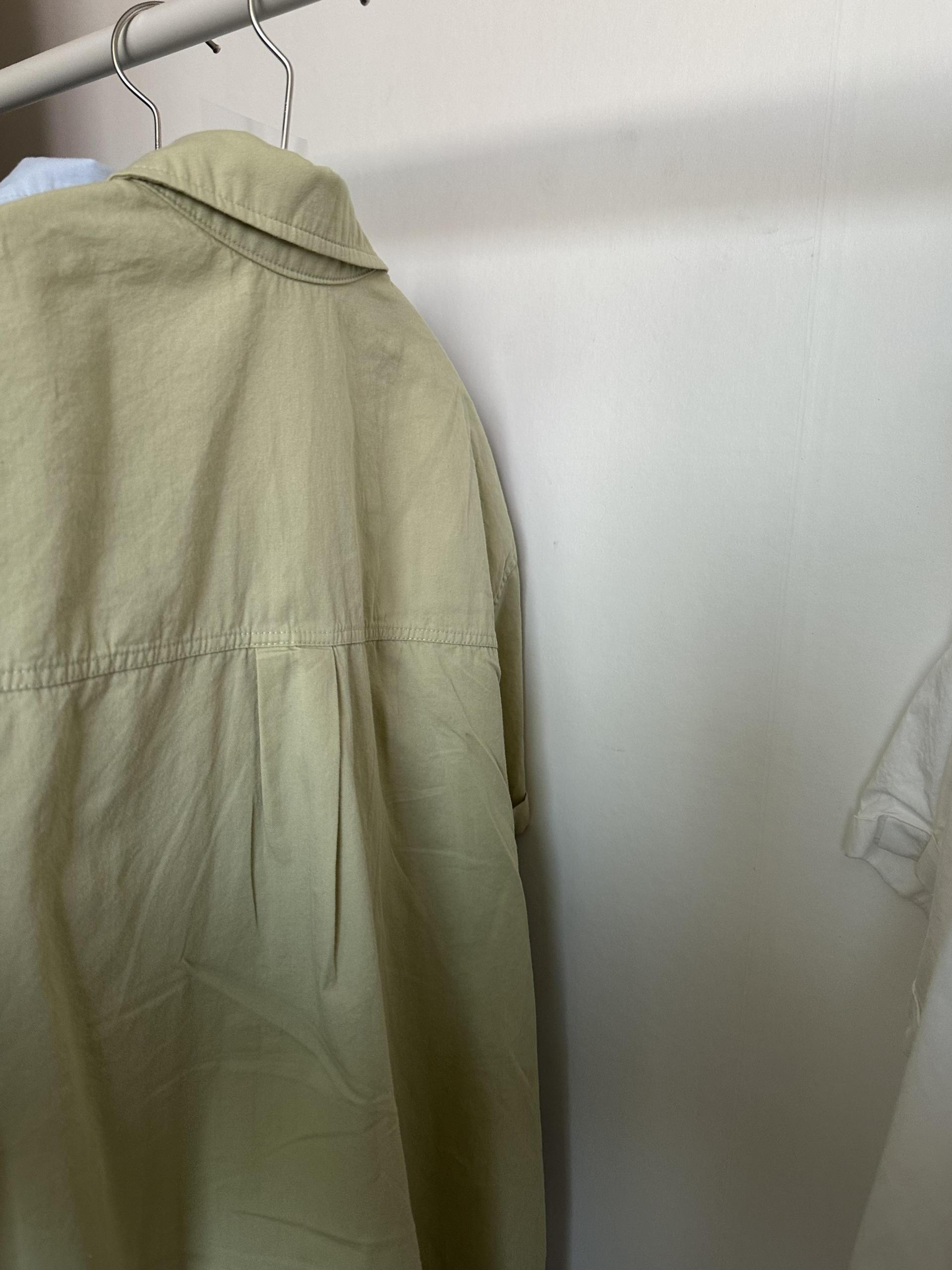washing half shirt (melon/white/blue)