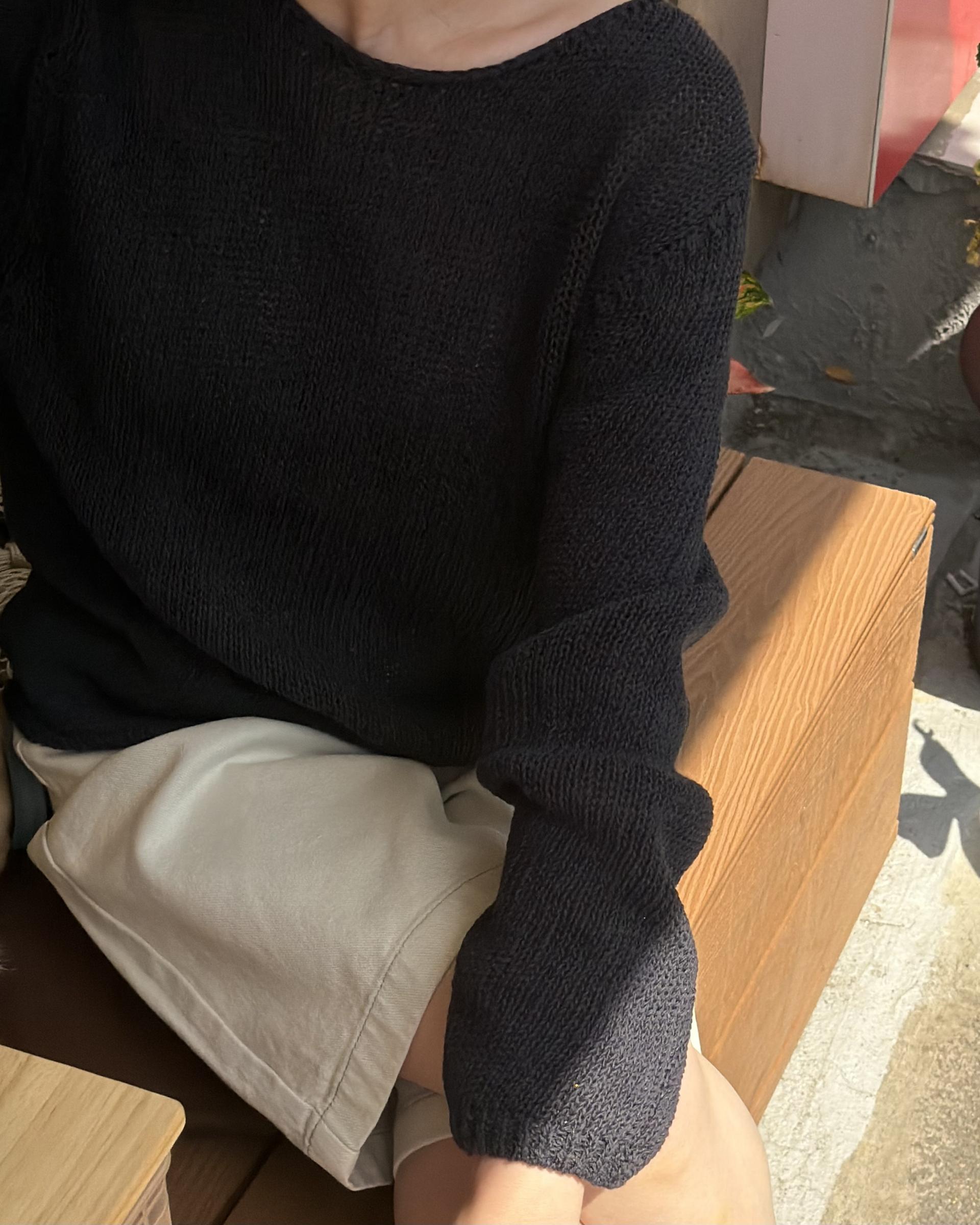 dolce knit (charcoal) 완