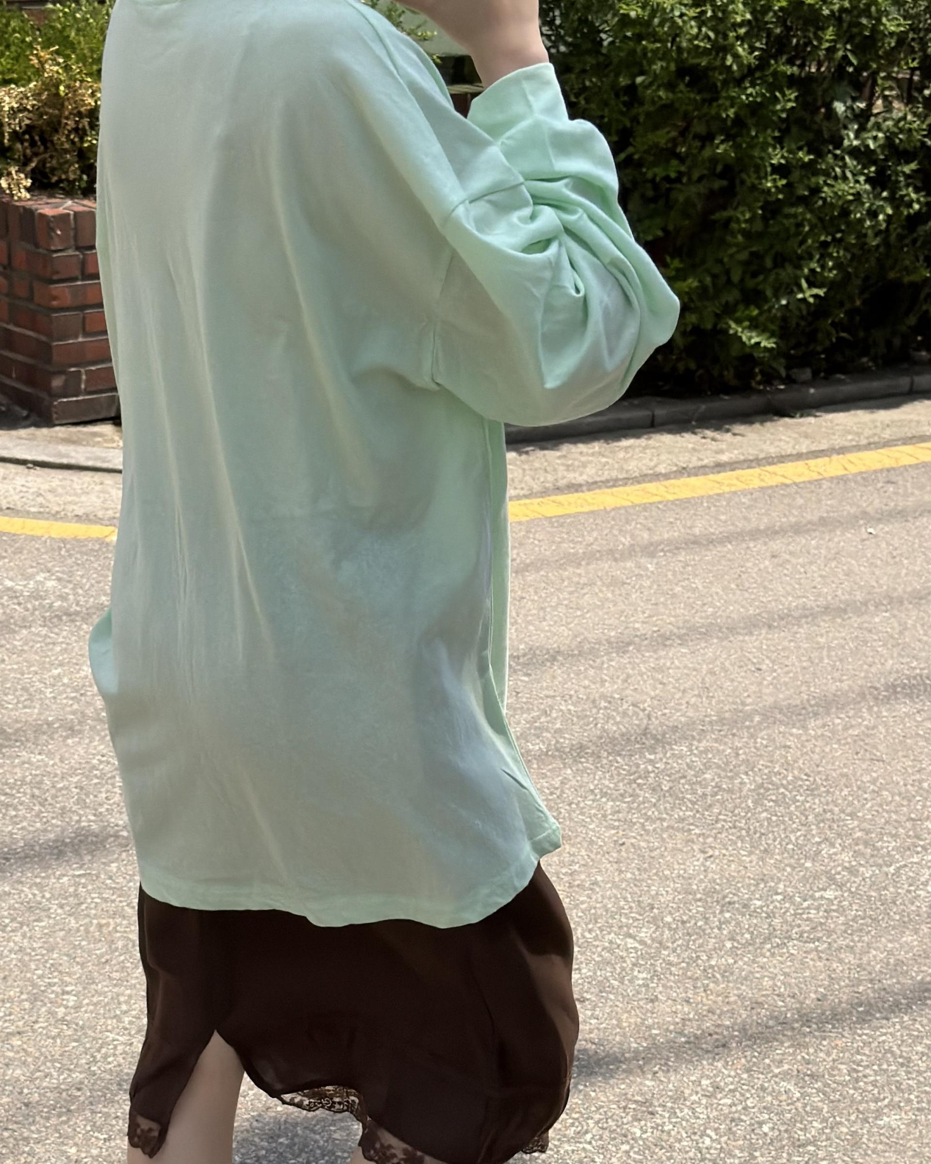 fruit top (white/mint/yellow/black/melange/pink)