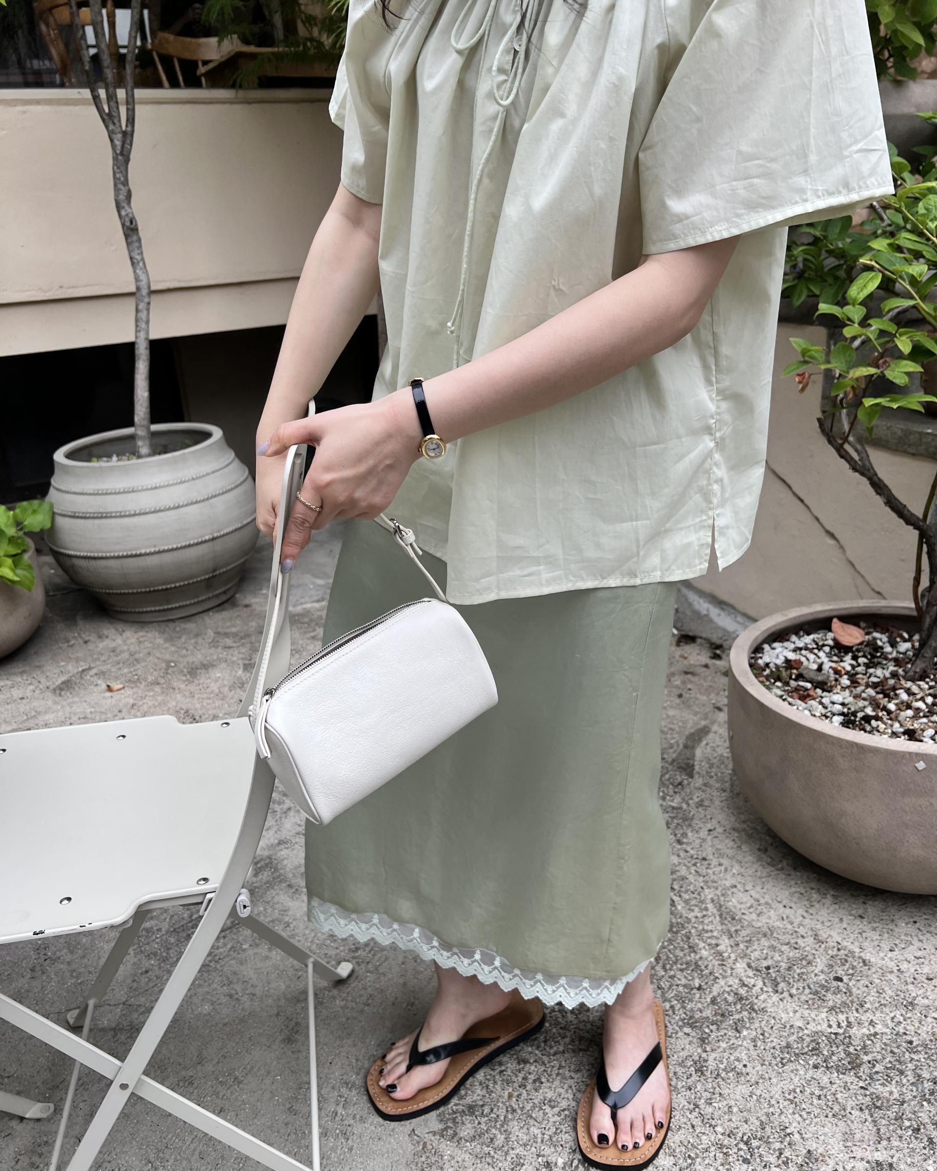 botanic blouse (mint/white)