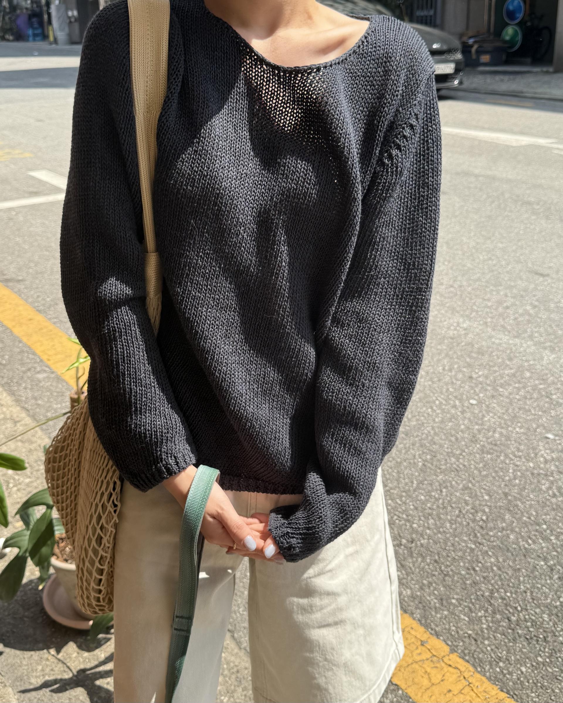 dolce knit (charcoal) 완