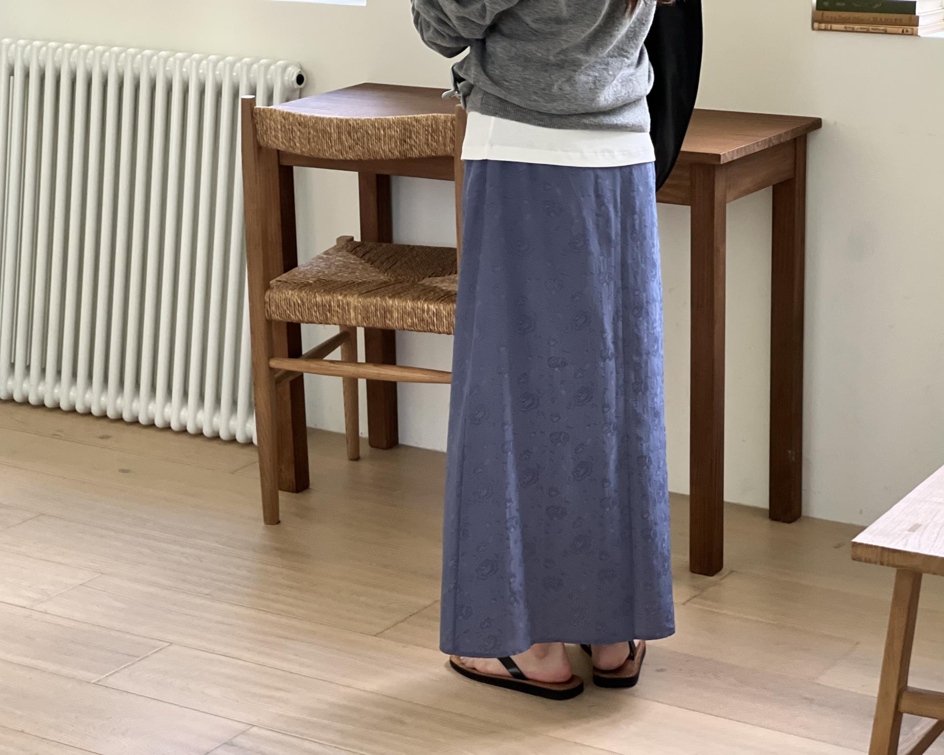 till deep v-neck knit (grey)