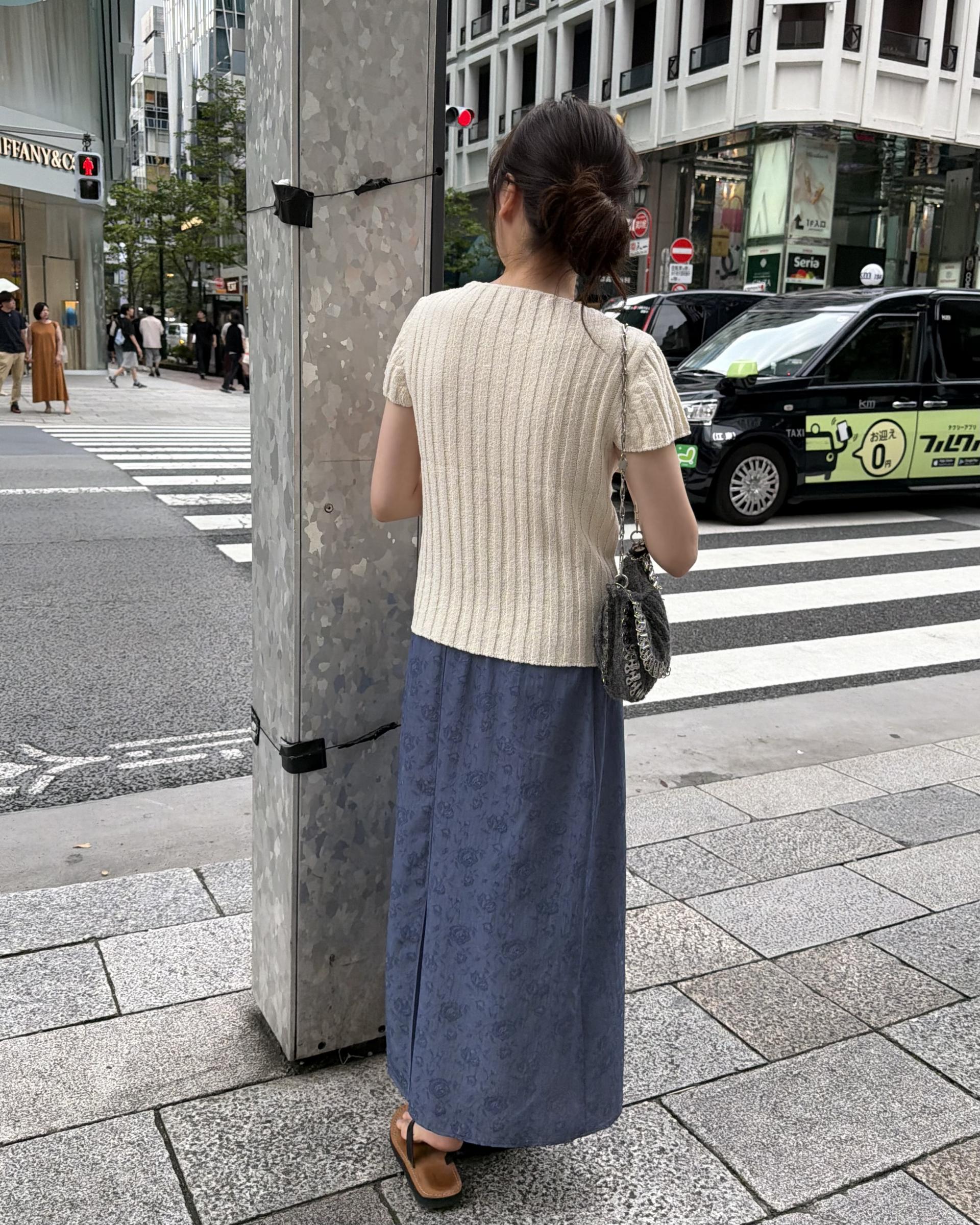 <made> Aoi jacquard skirt