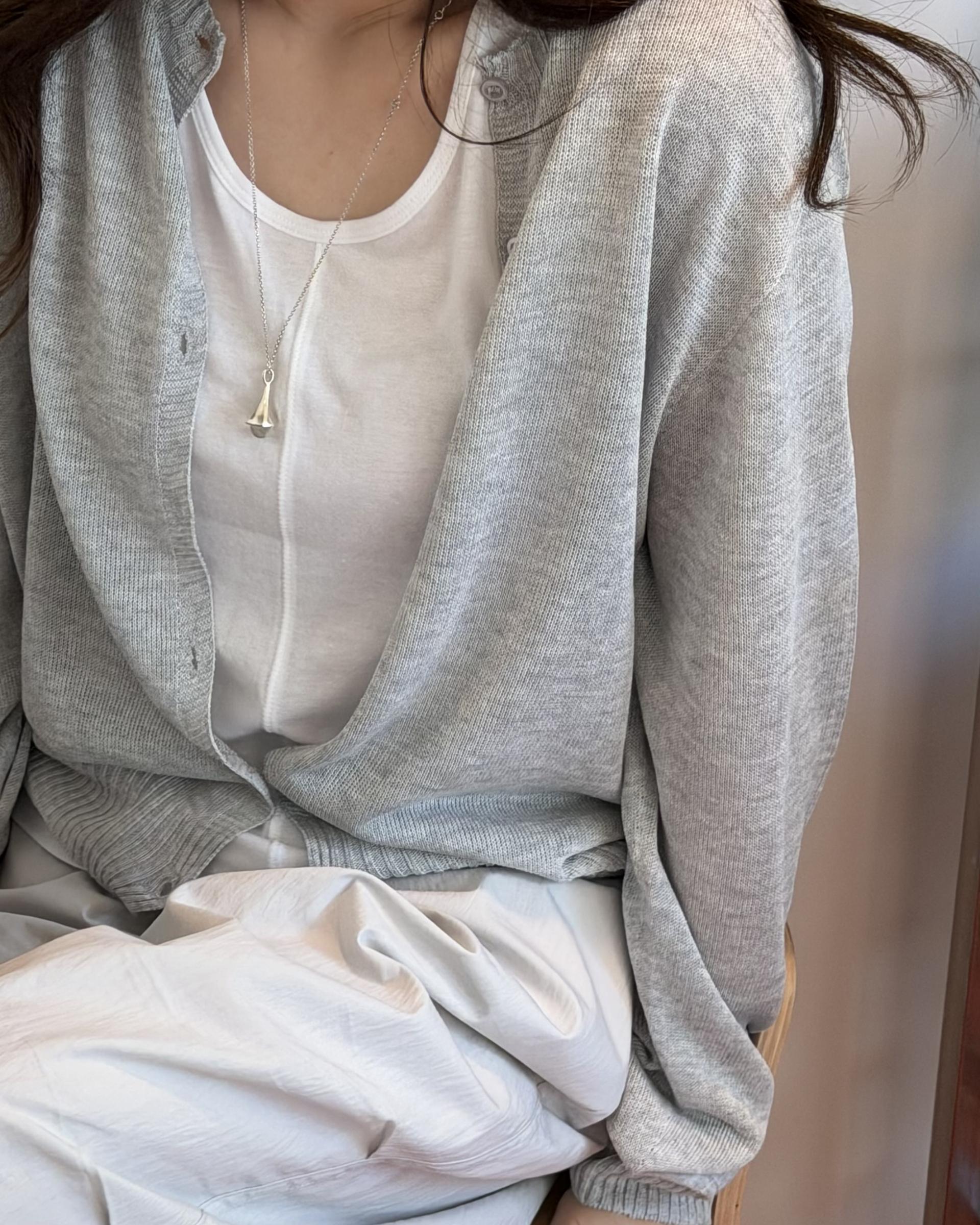 pampas string pants (pale grey)