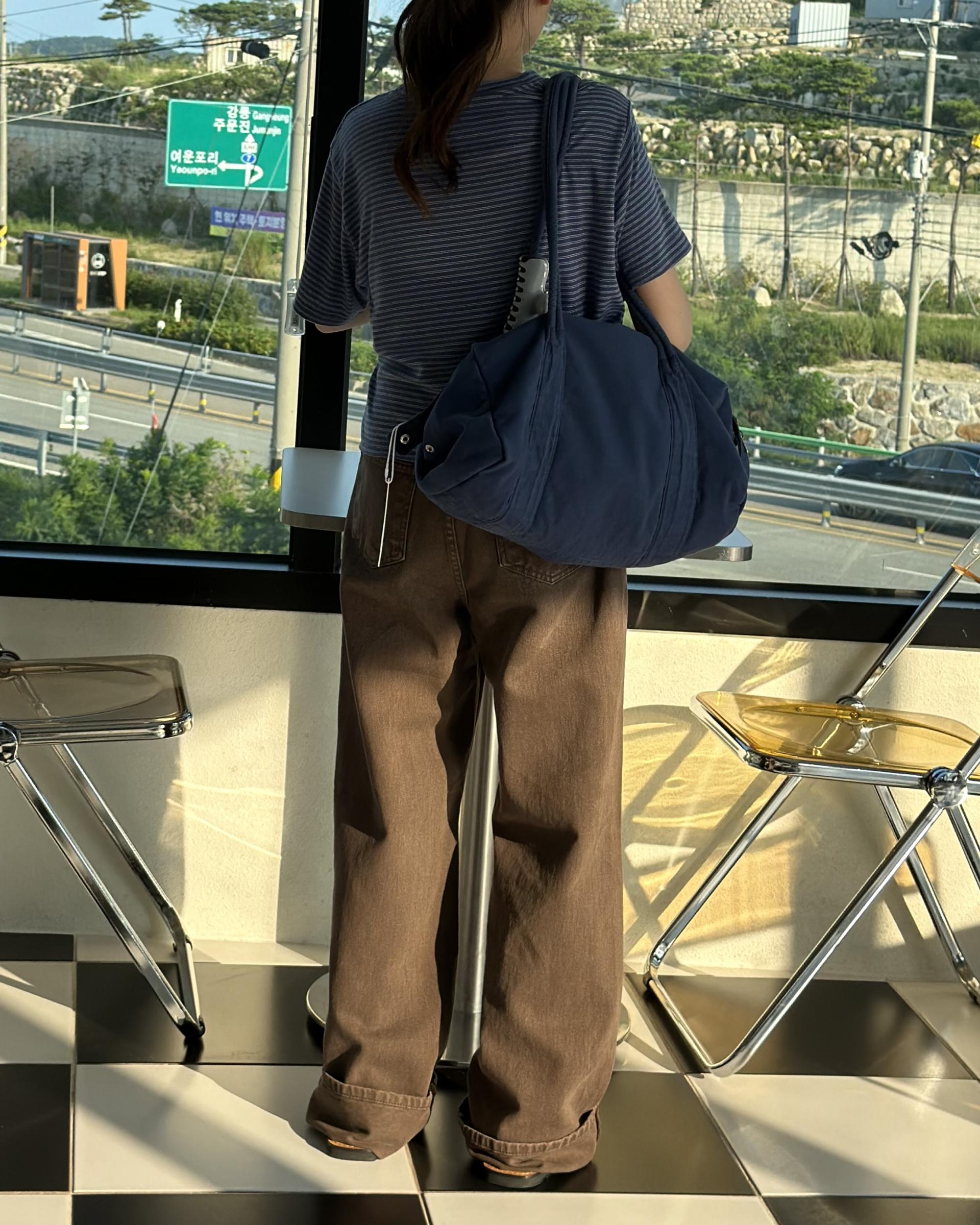 moon dying pants (brown/blue)