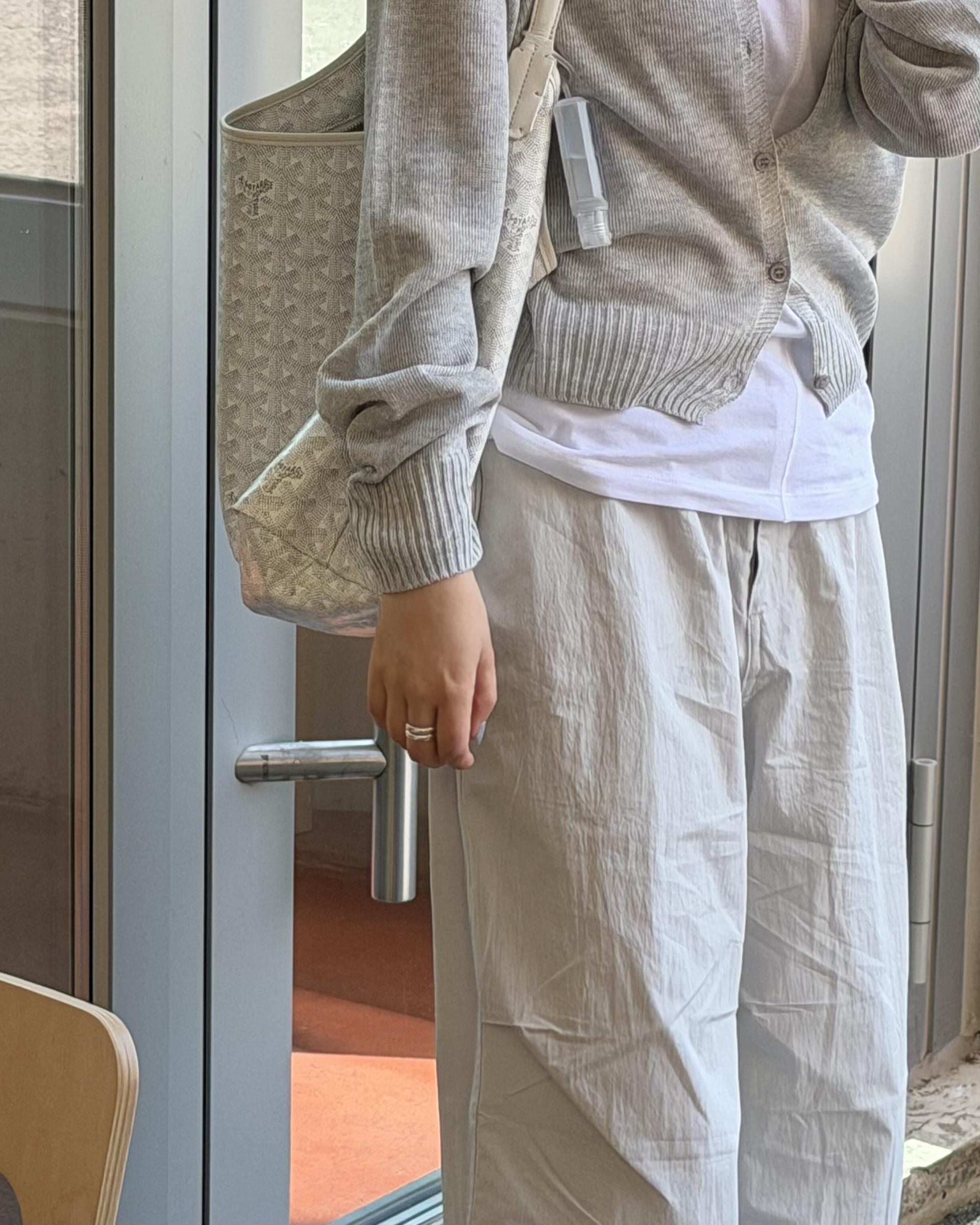 pampas string pants (pale grey)