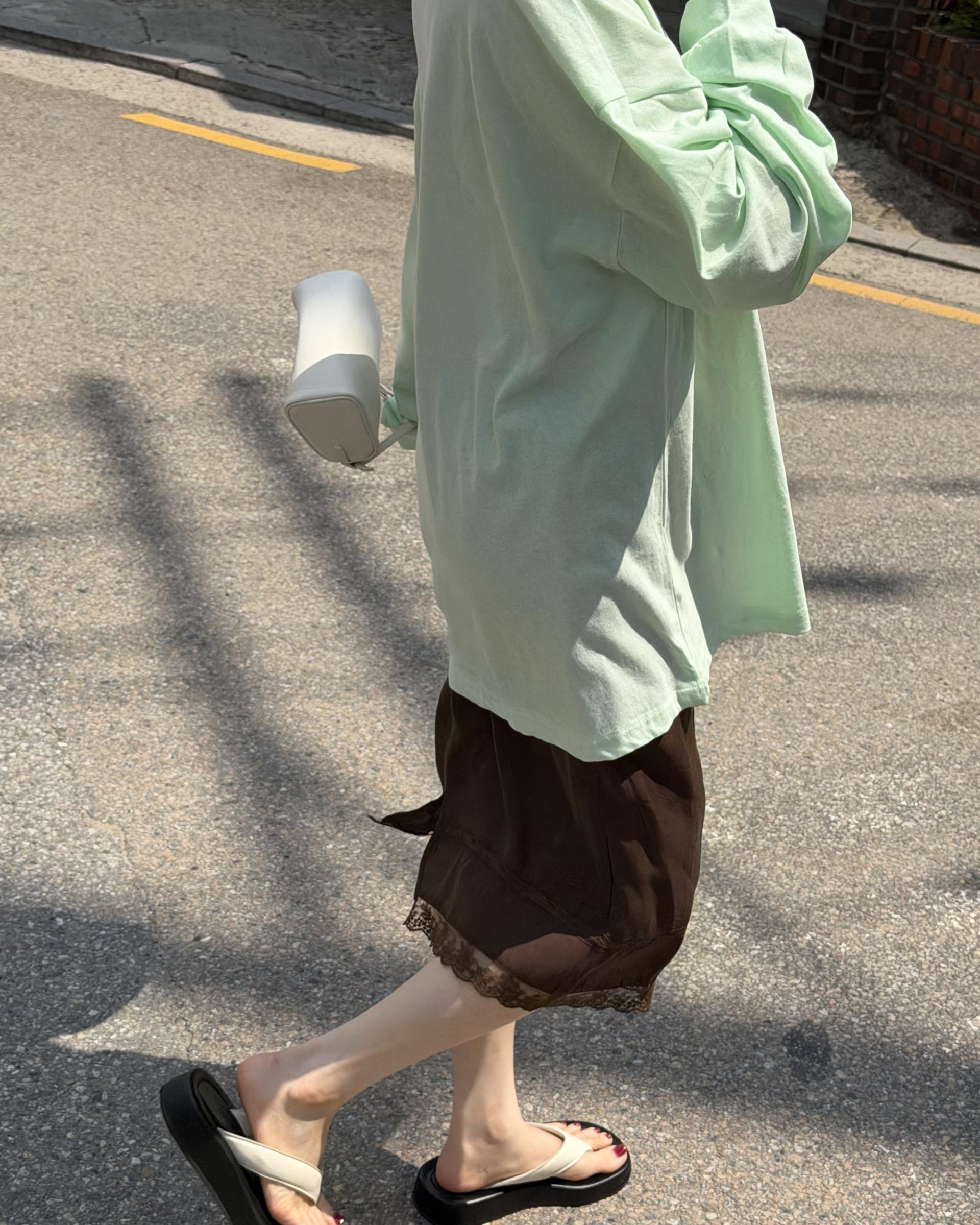 fruit top (white/mint/yellow/black/melange/pink)