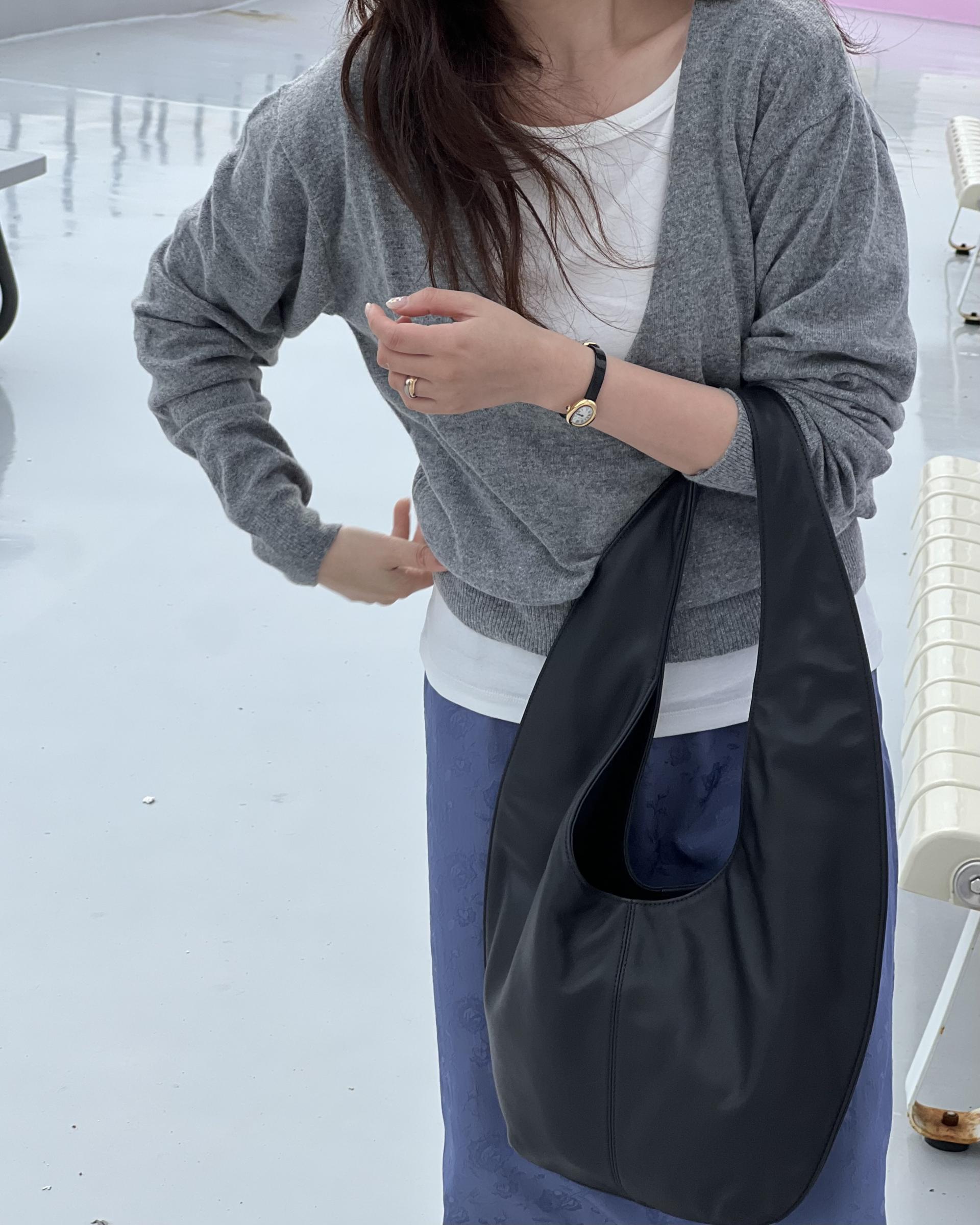 till deep v-neck knit (grey)
