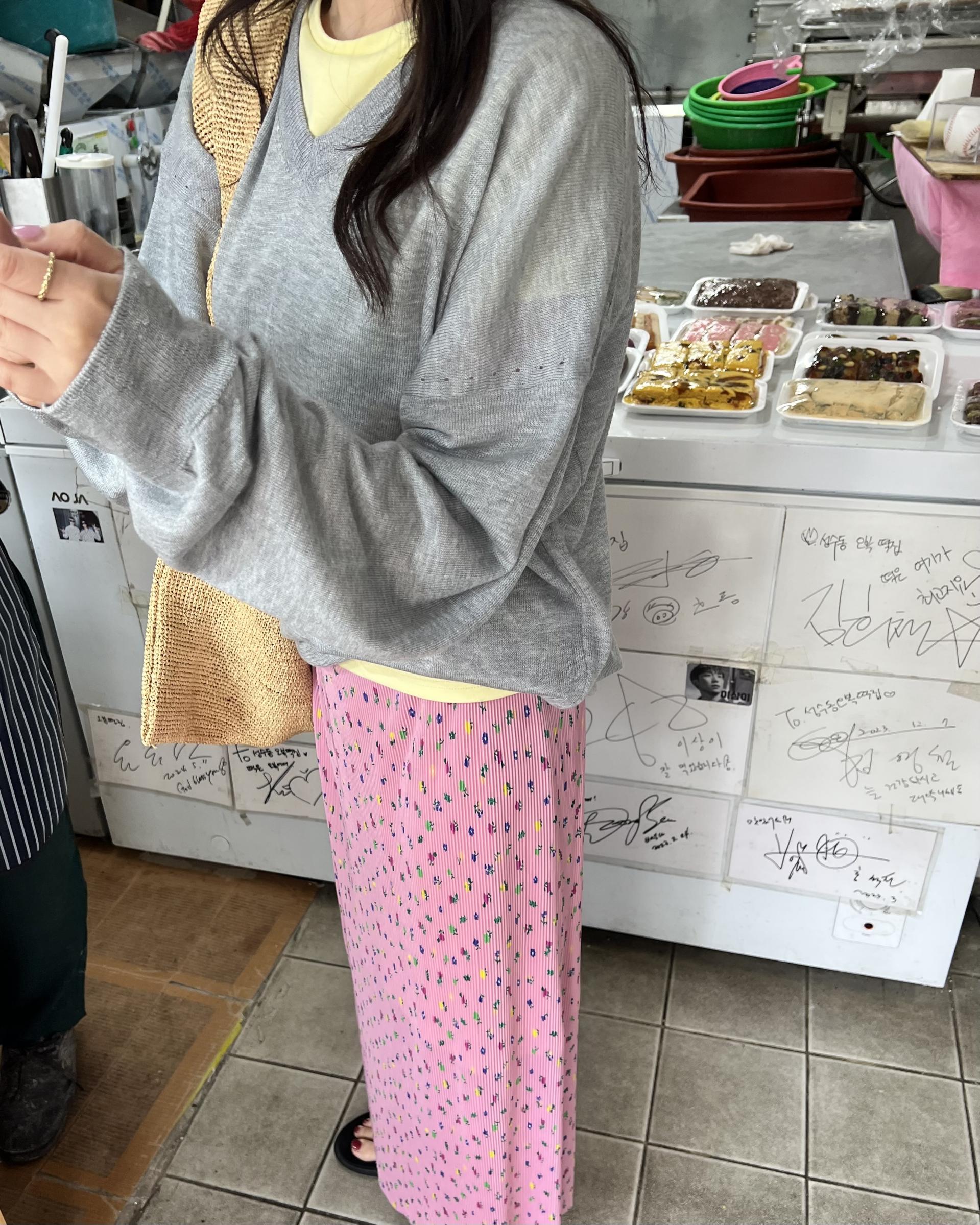 <made> penne skirt (bubble gum)
