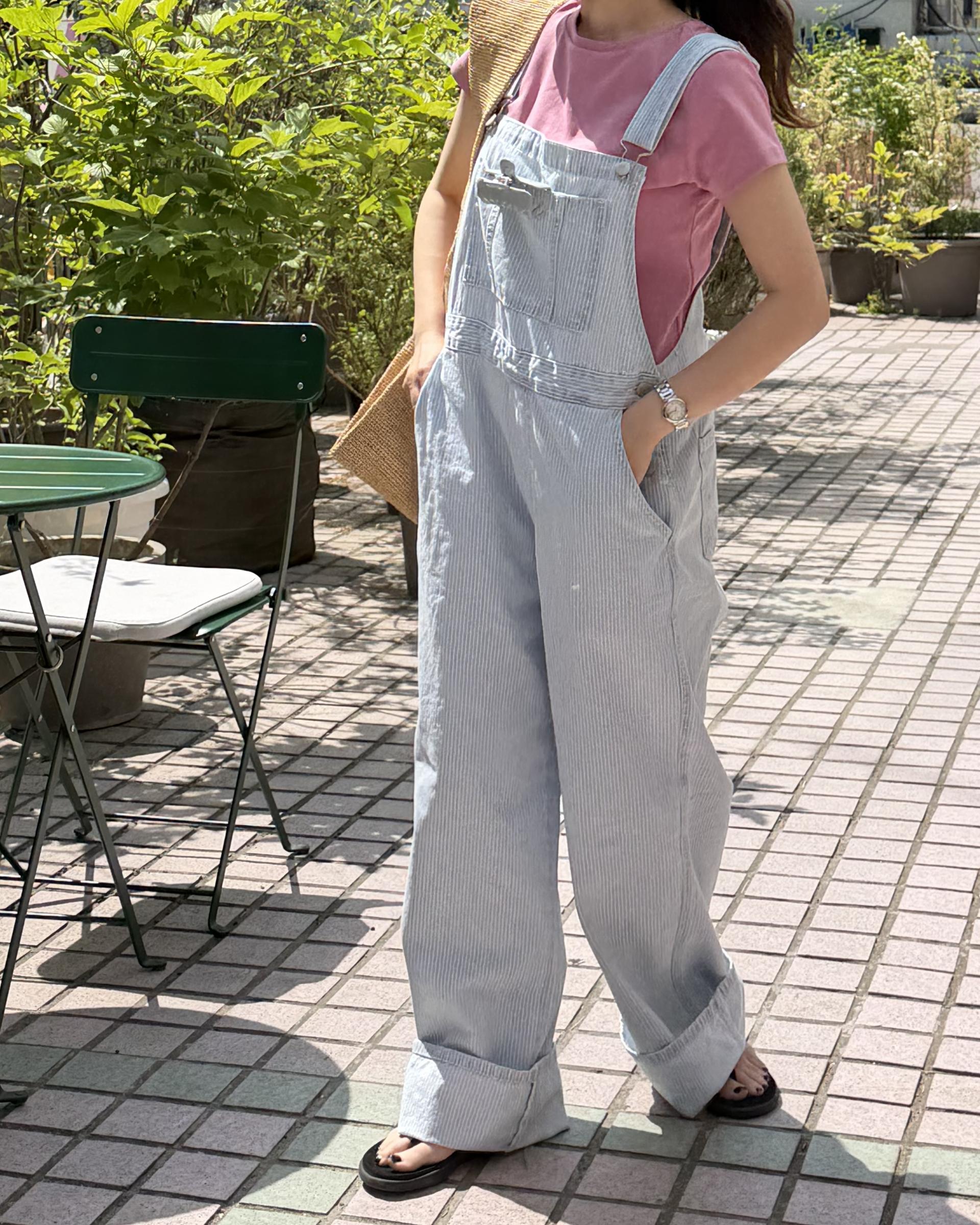 donkey stripe overall