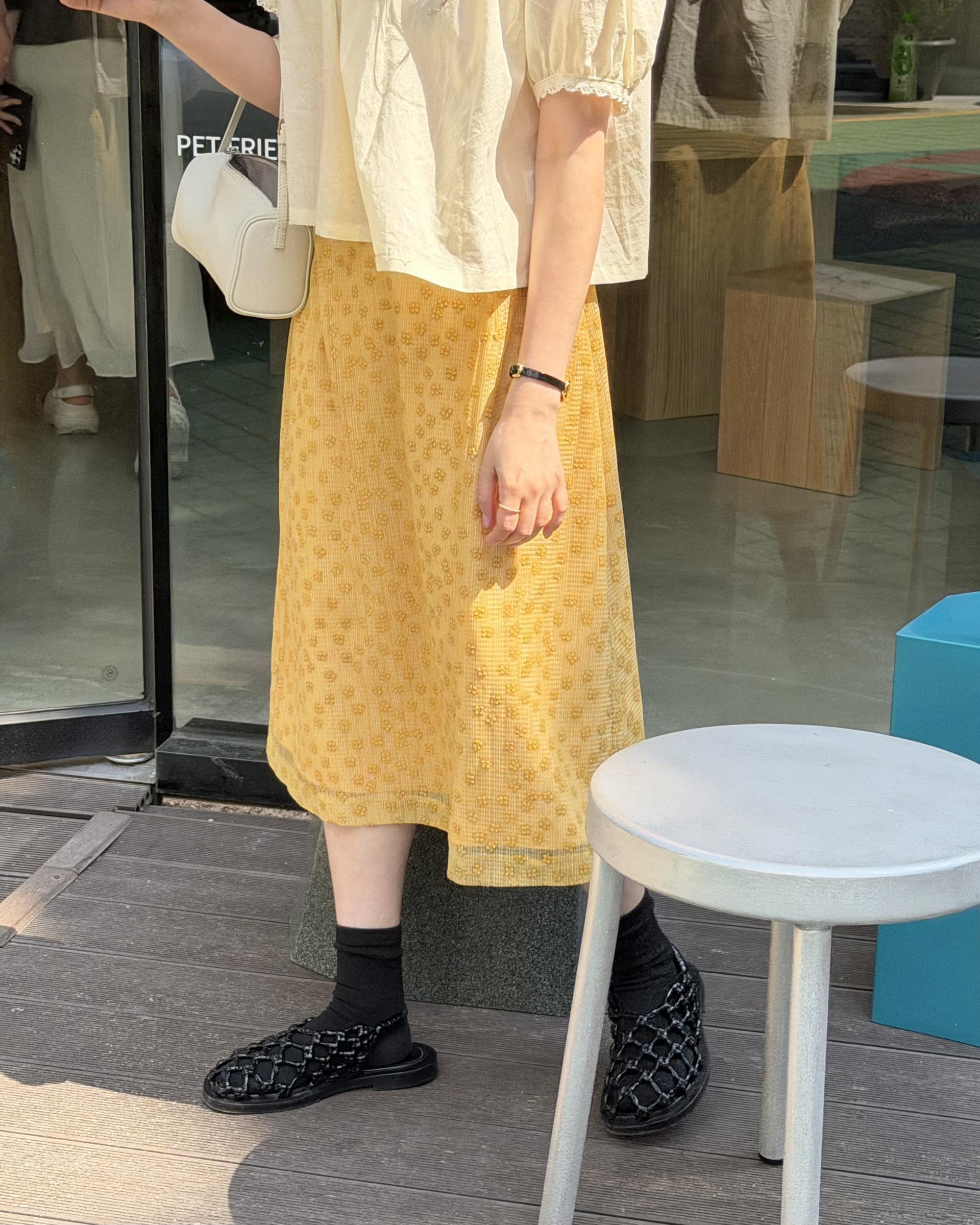 flan lace blouse (cream/ivory)