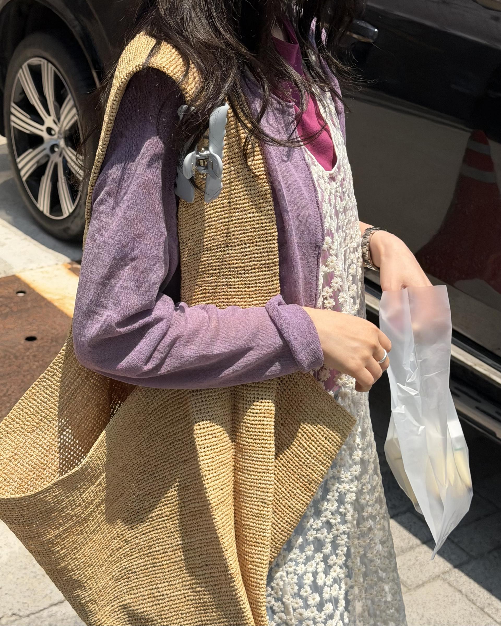 carol summer cardigan (purple)