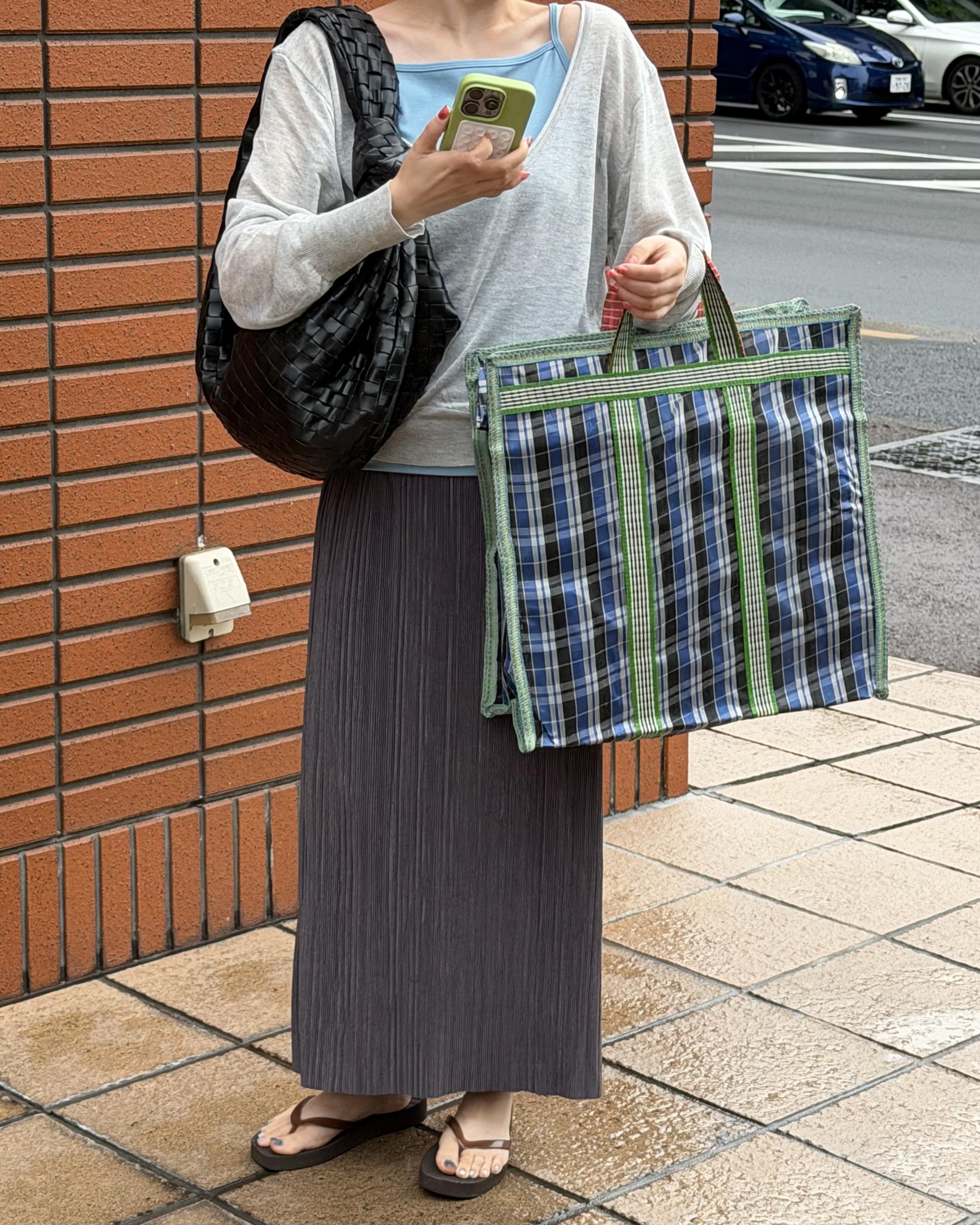 <made> penne skirt (charcoal grey)
