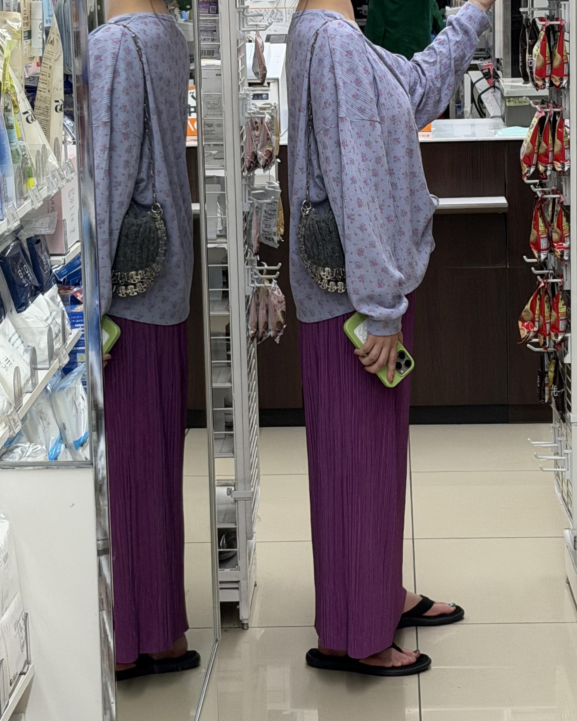 <made> penne skirt (violet)