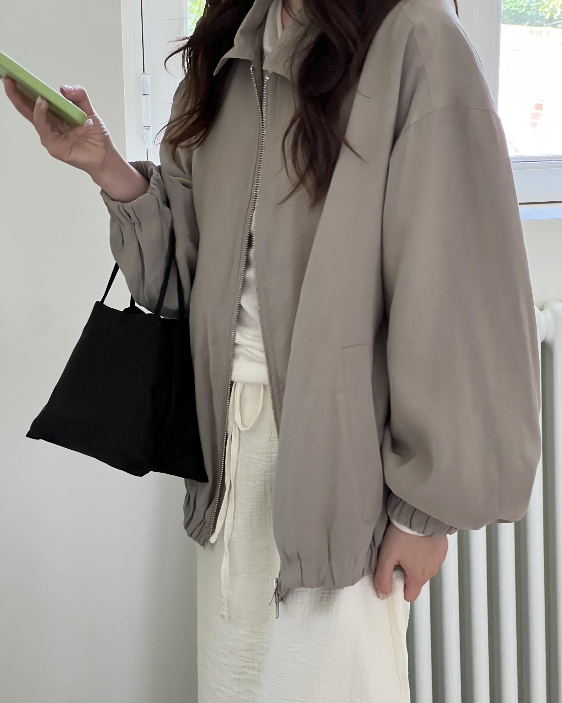 wool skin top (ivory/beige/charcoal/black)