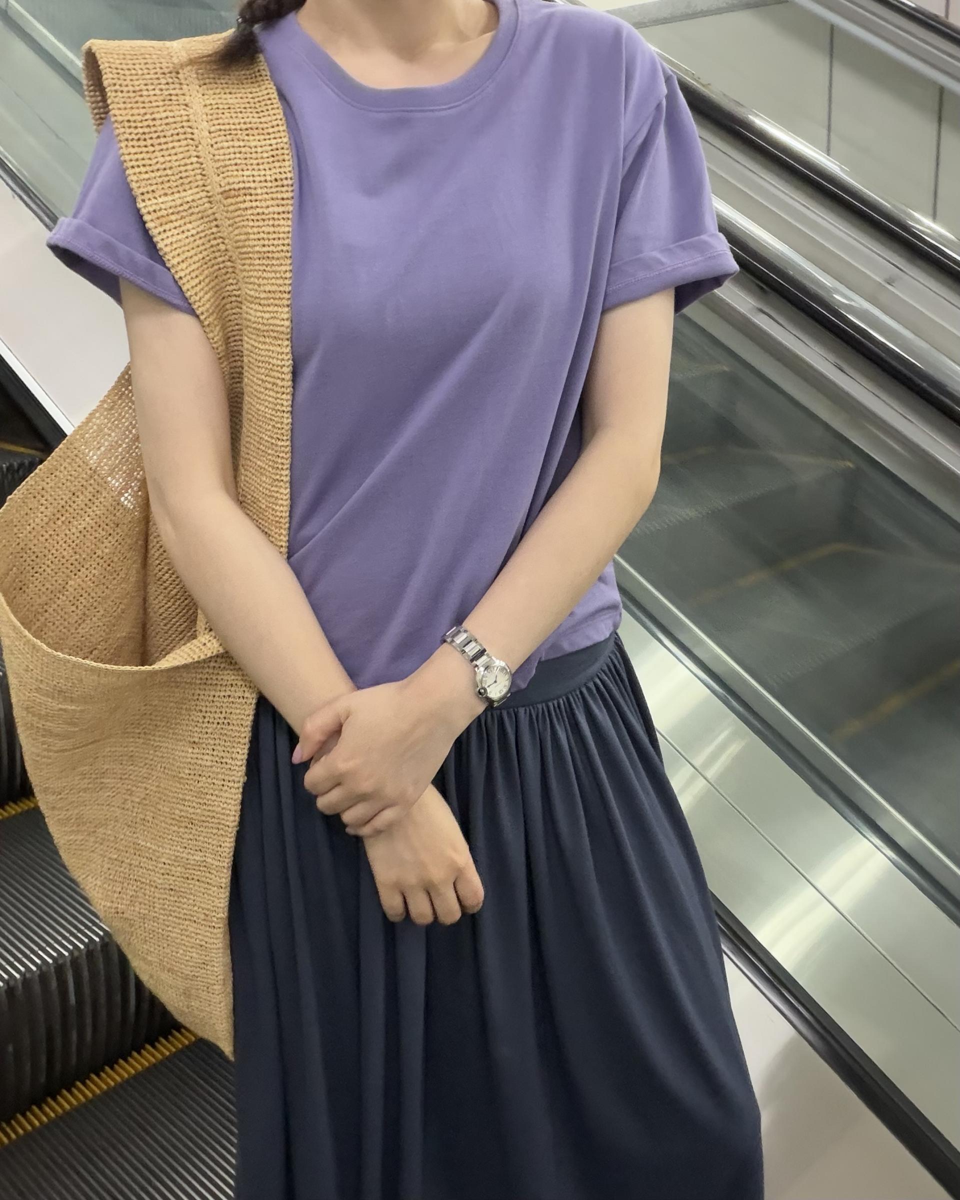 tom tom top (purple/green)