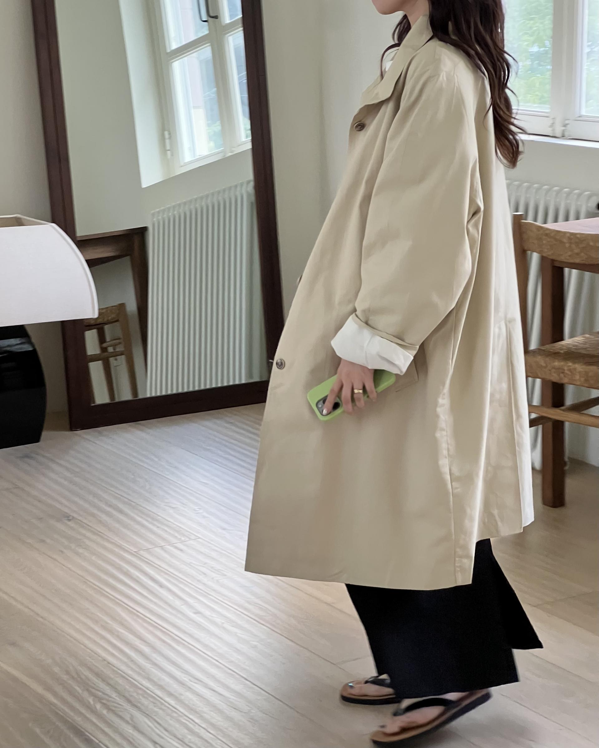 base wrinkle skirt (black/cream)