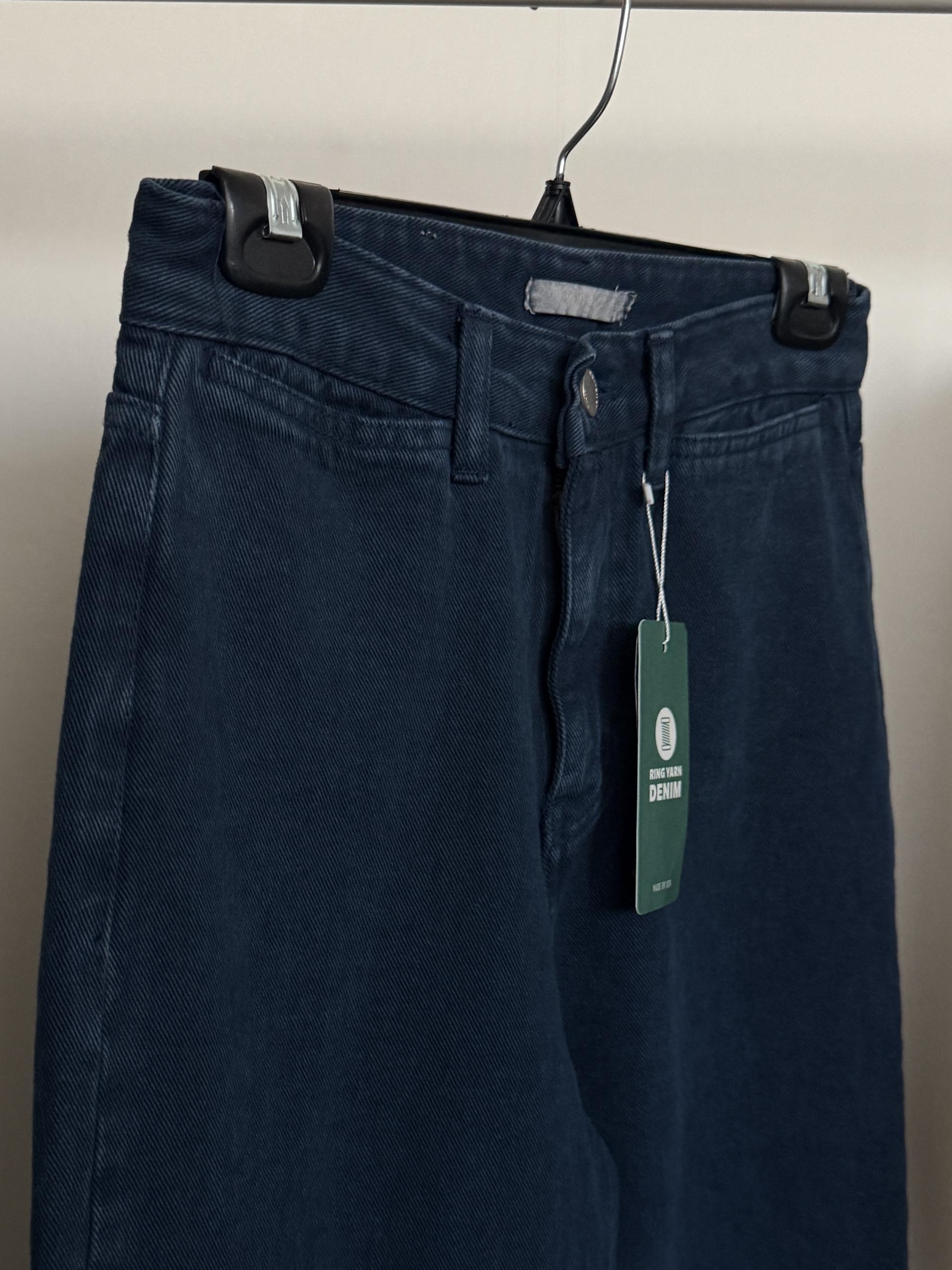 moon dying pants (brown/blue)