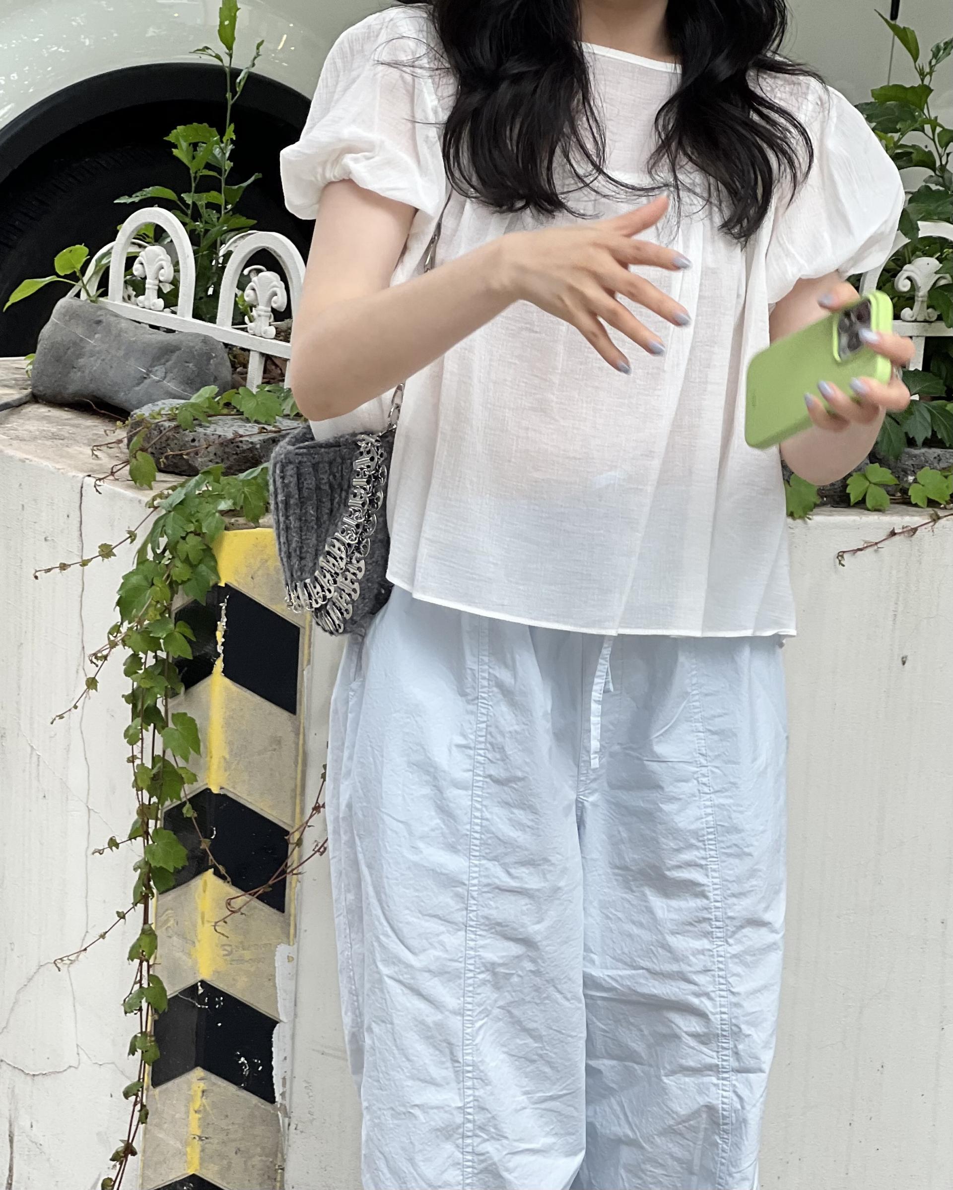 kid pants (butter/baby blue)
