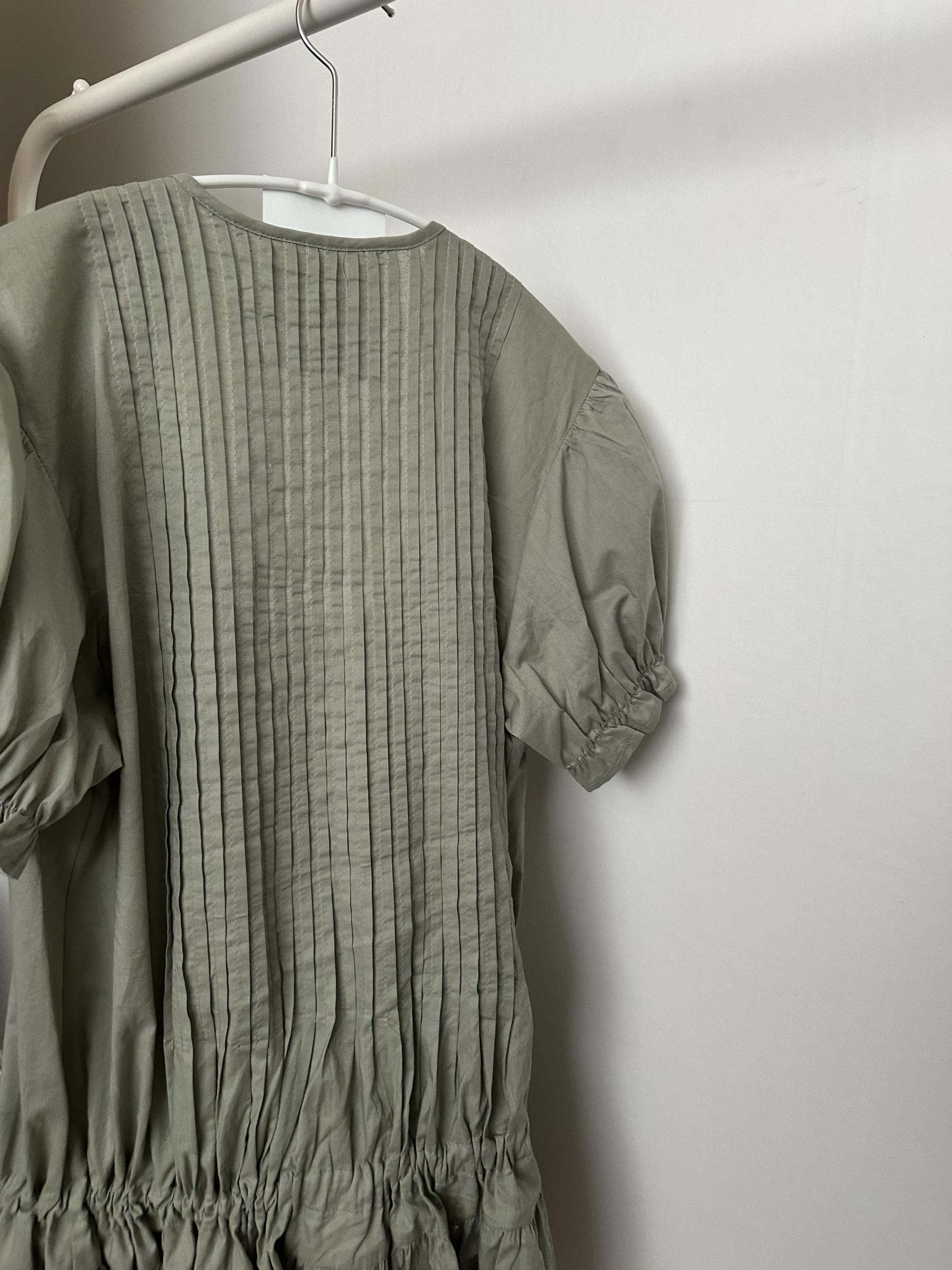 deborah pintuck dress (khaki/ivory/navy) 소재추가