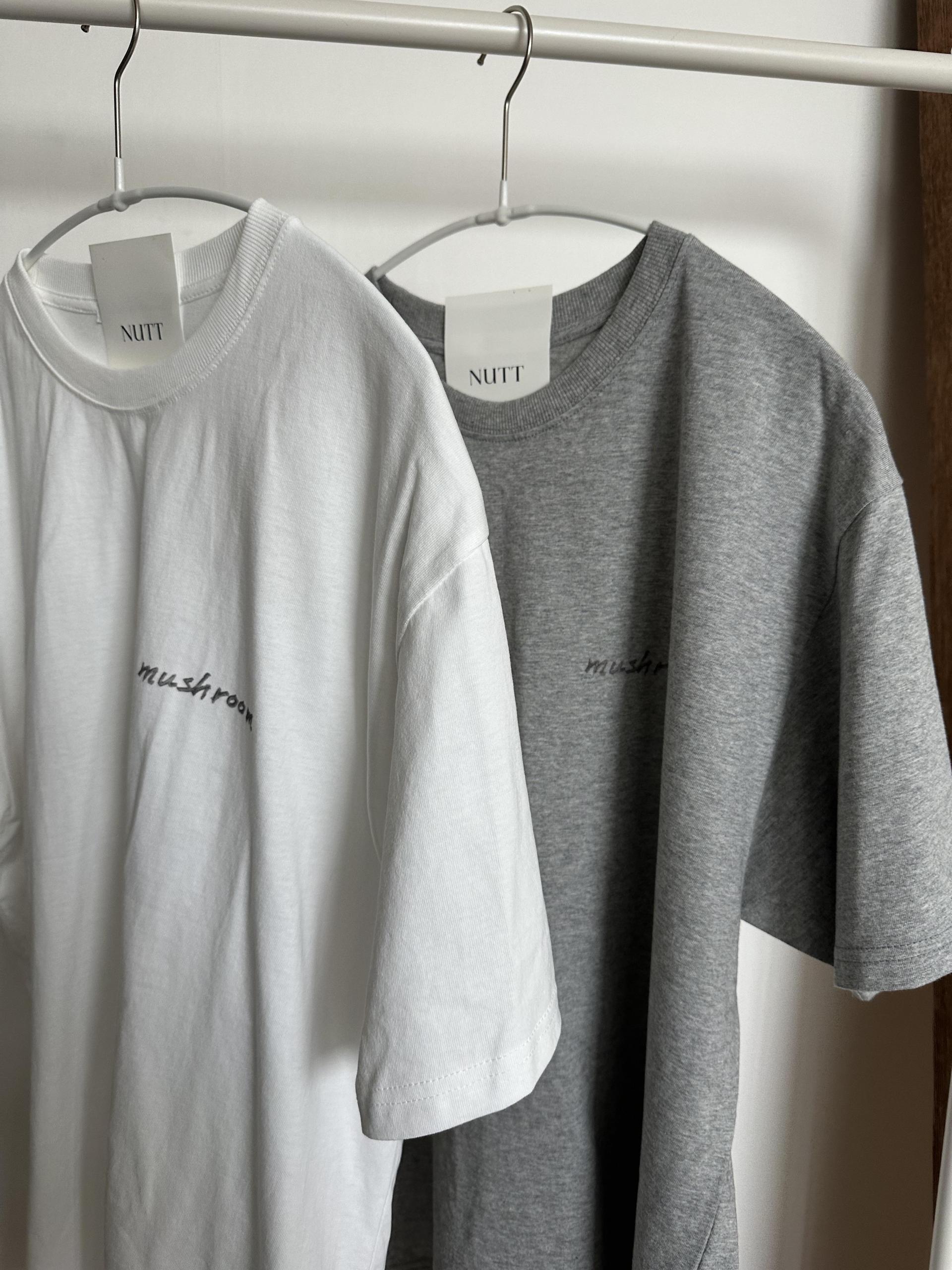 mushroom top (white/melange grey)