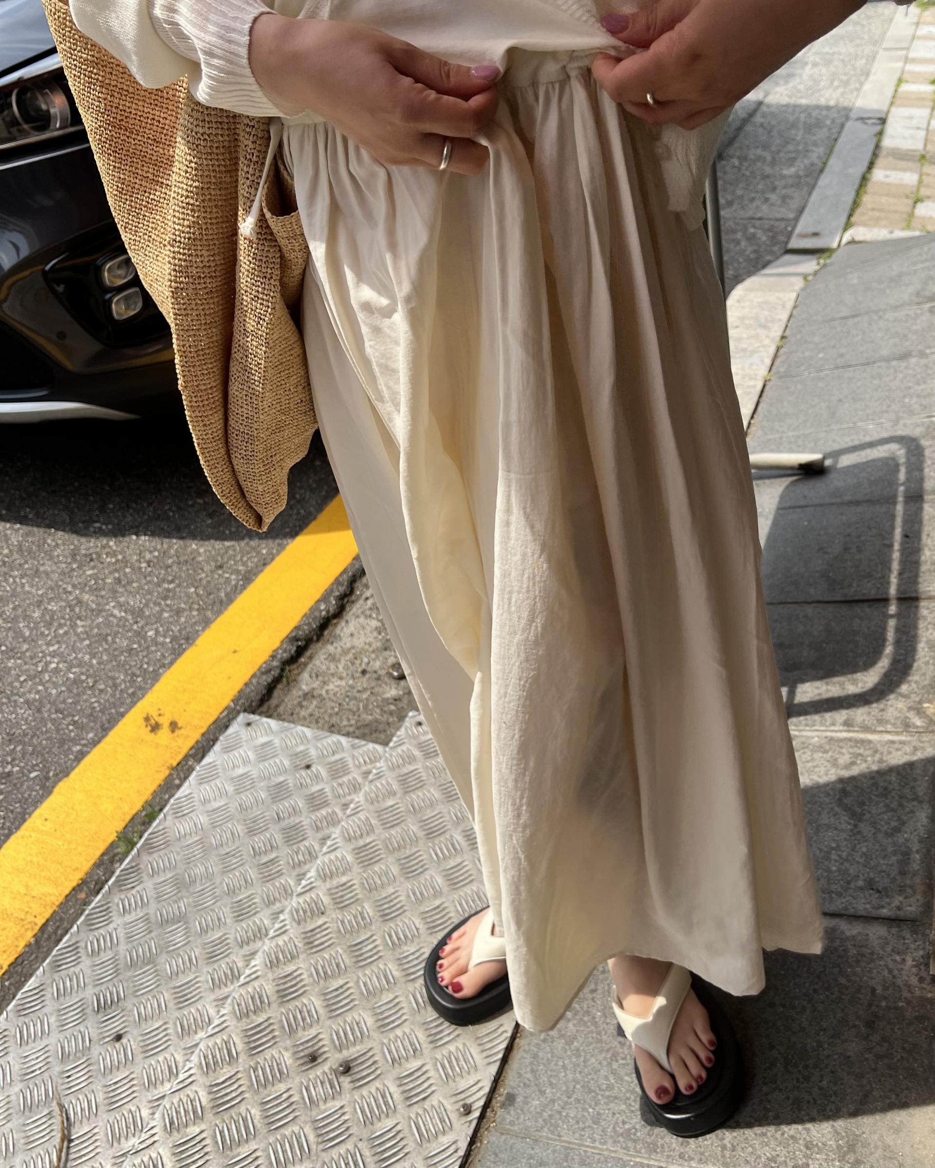 oatmeal dress (charcoal/cream)