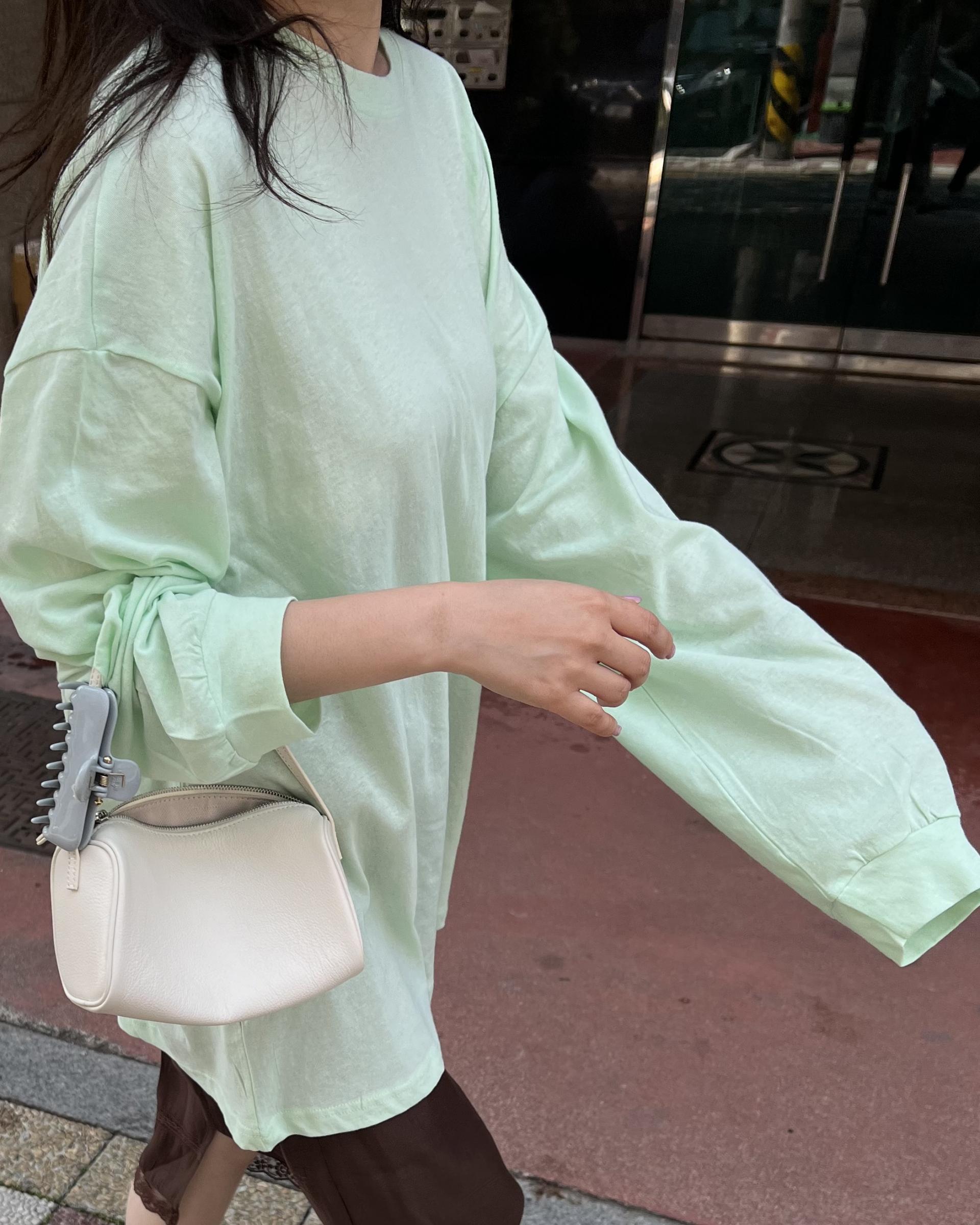 fruit top (white/mint/yellow/black/melange/pink)