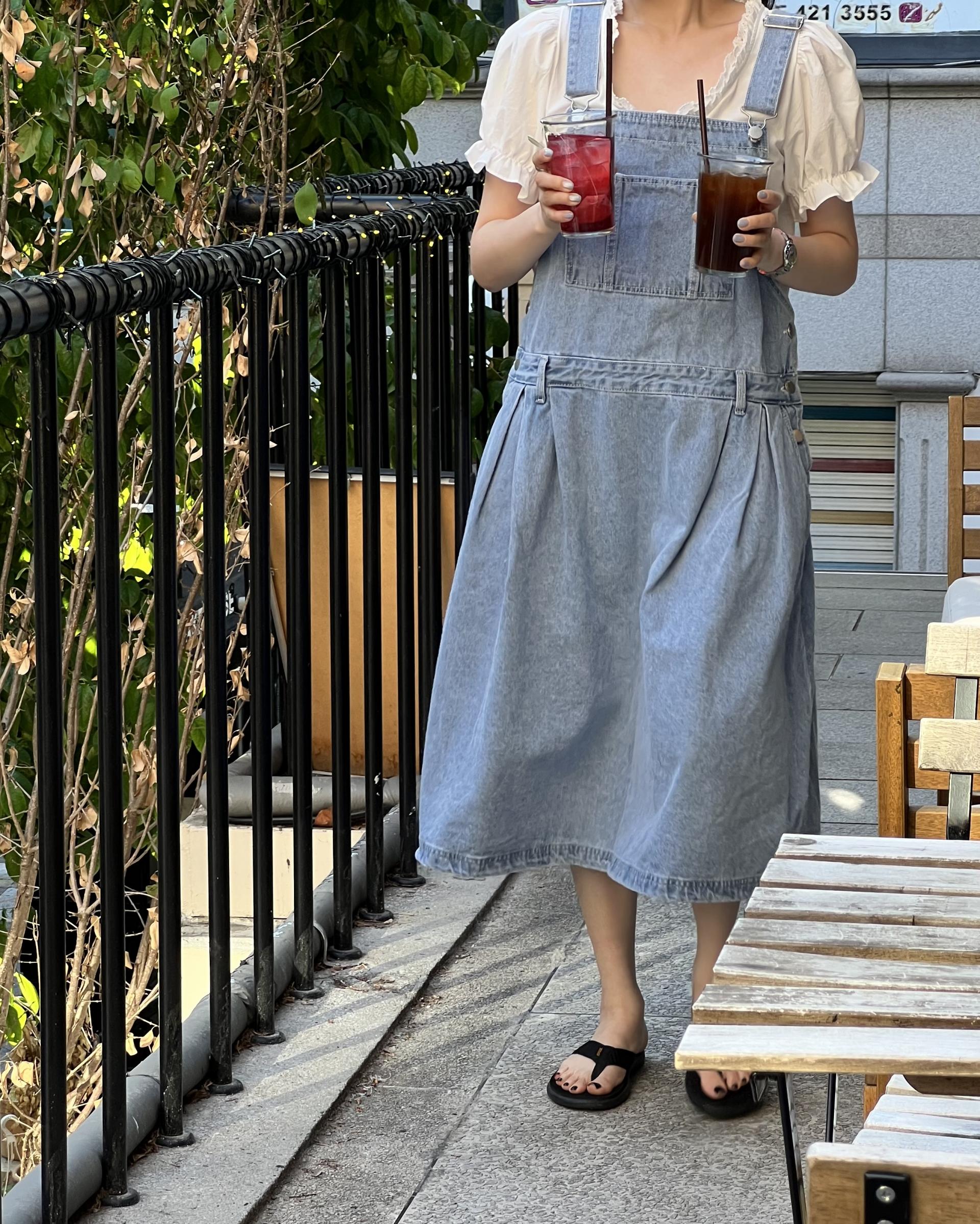 miguel denim overall 완