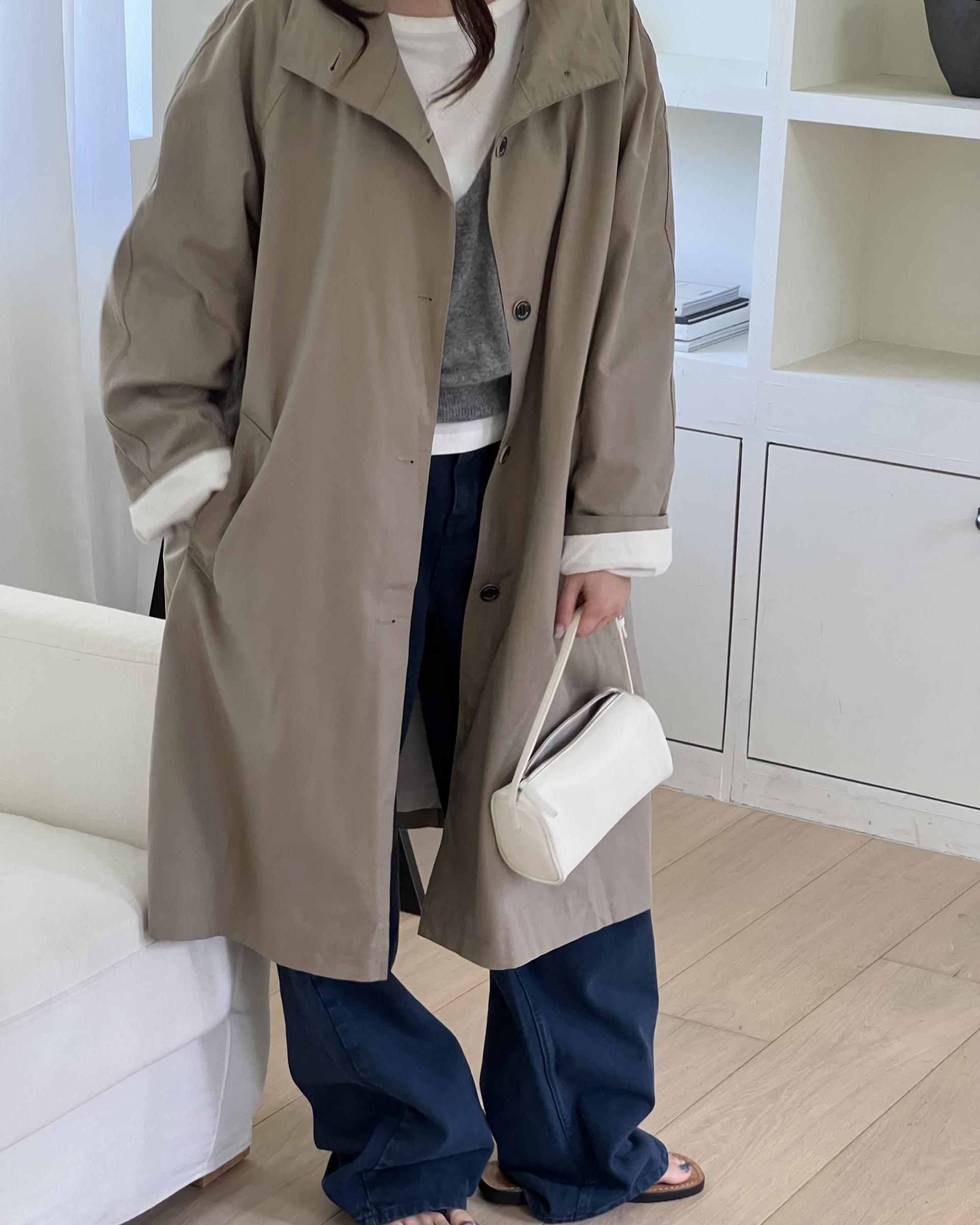 post single trench (khaki)