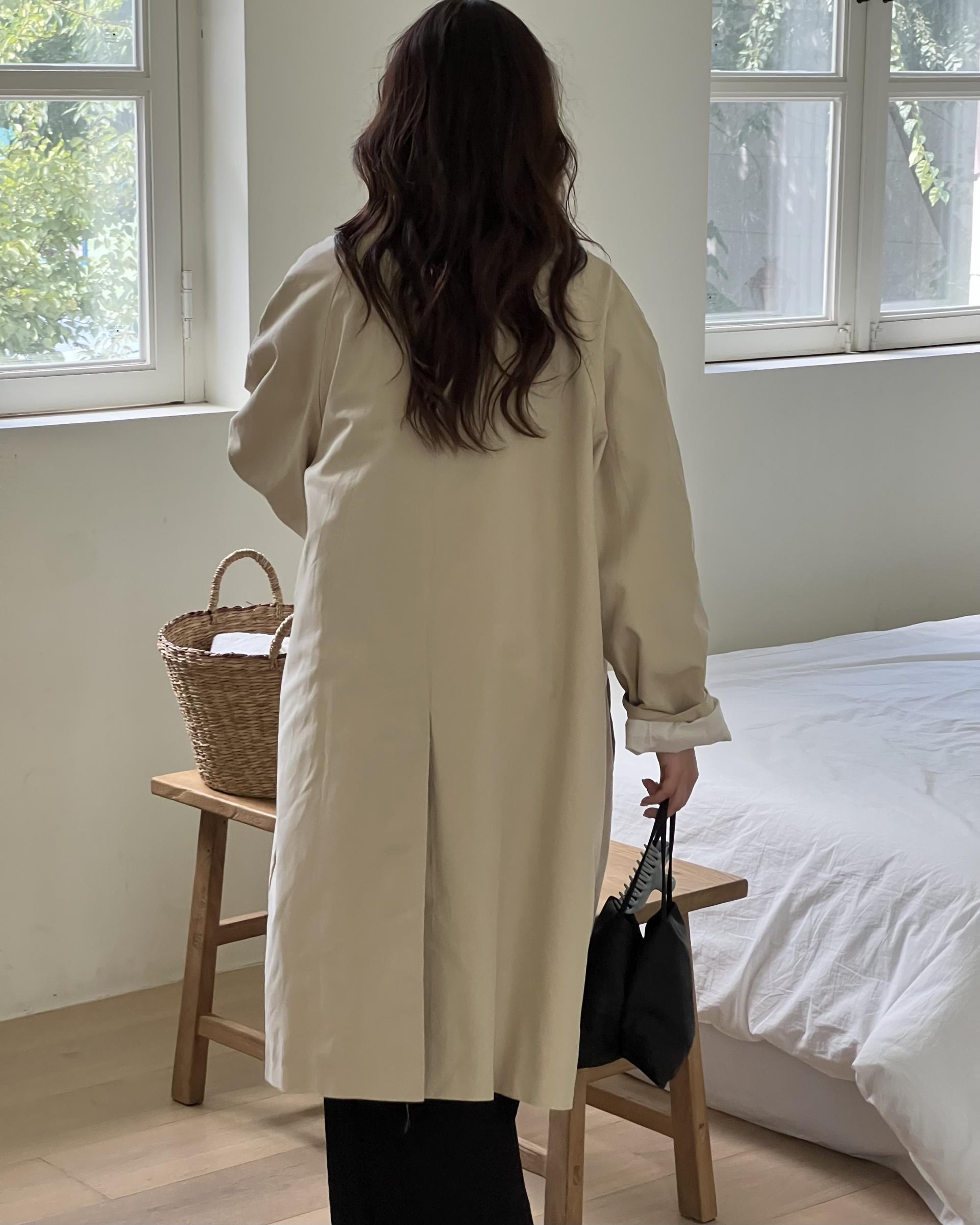 base wrinkle skirt (black/cream)