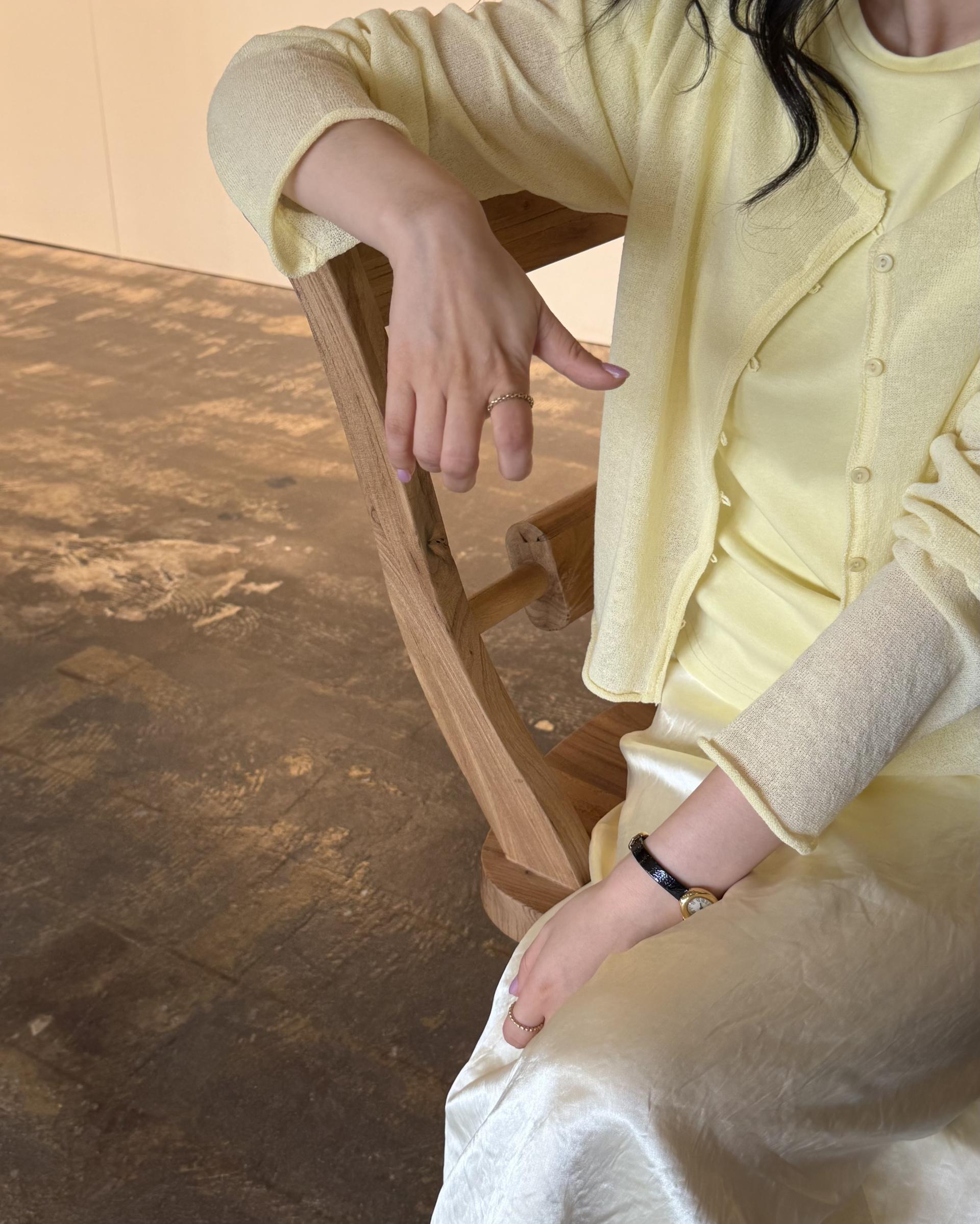 carol summer cardigan (lemon)