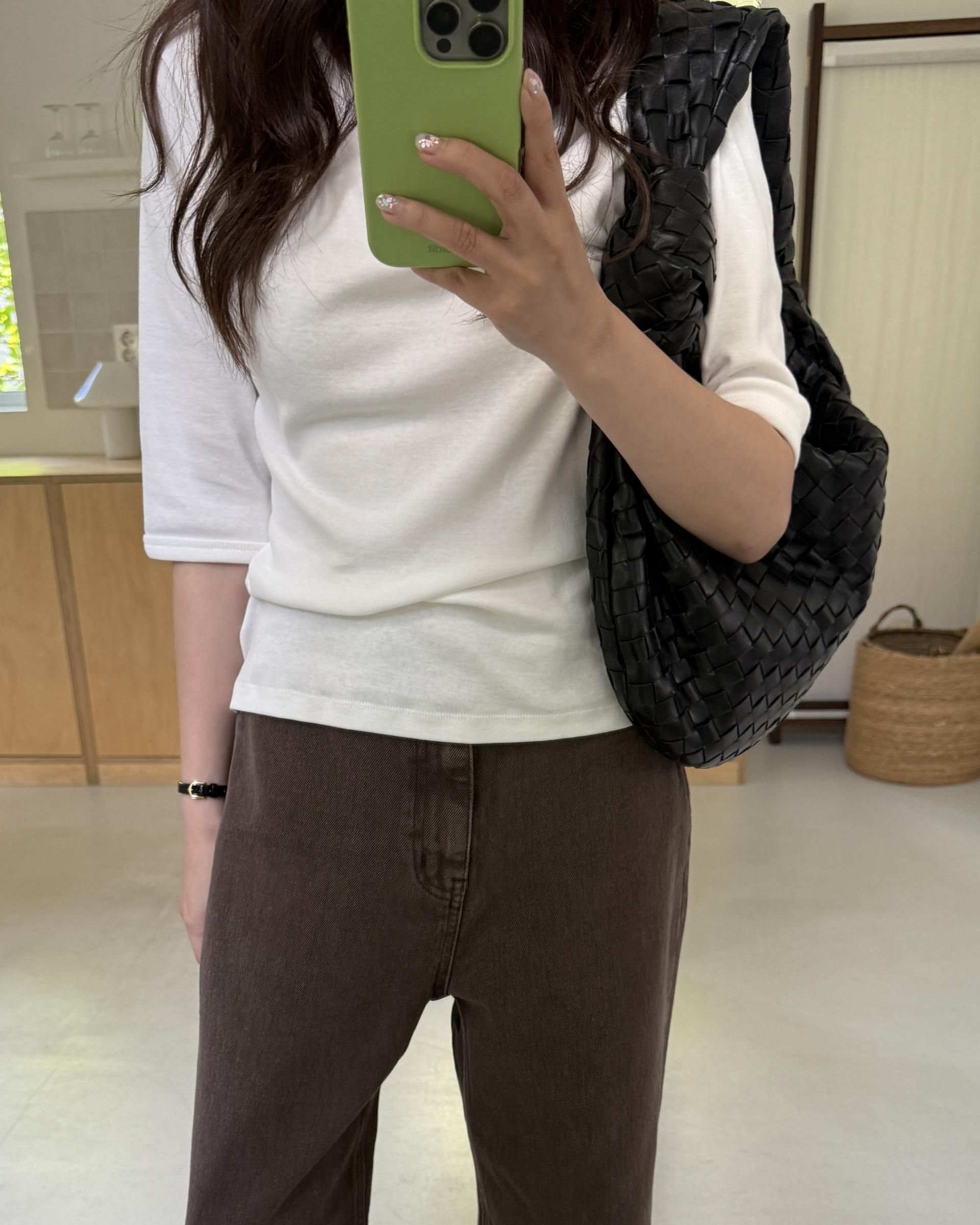 moon dying pants (brown/blue)