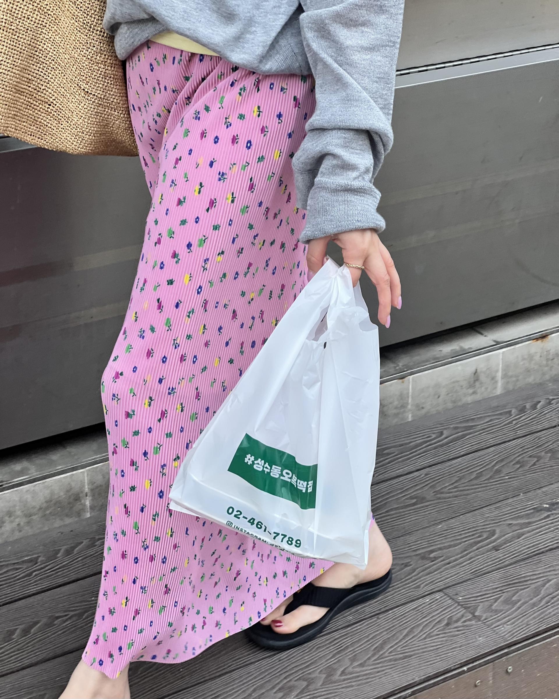 <made> penne skirt (bubble gum)
