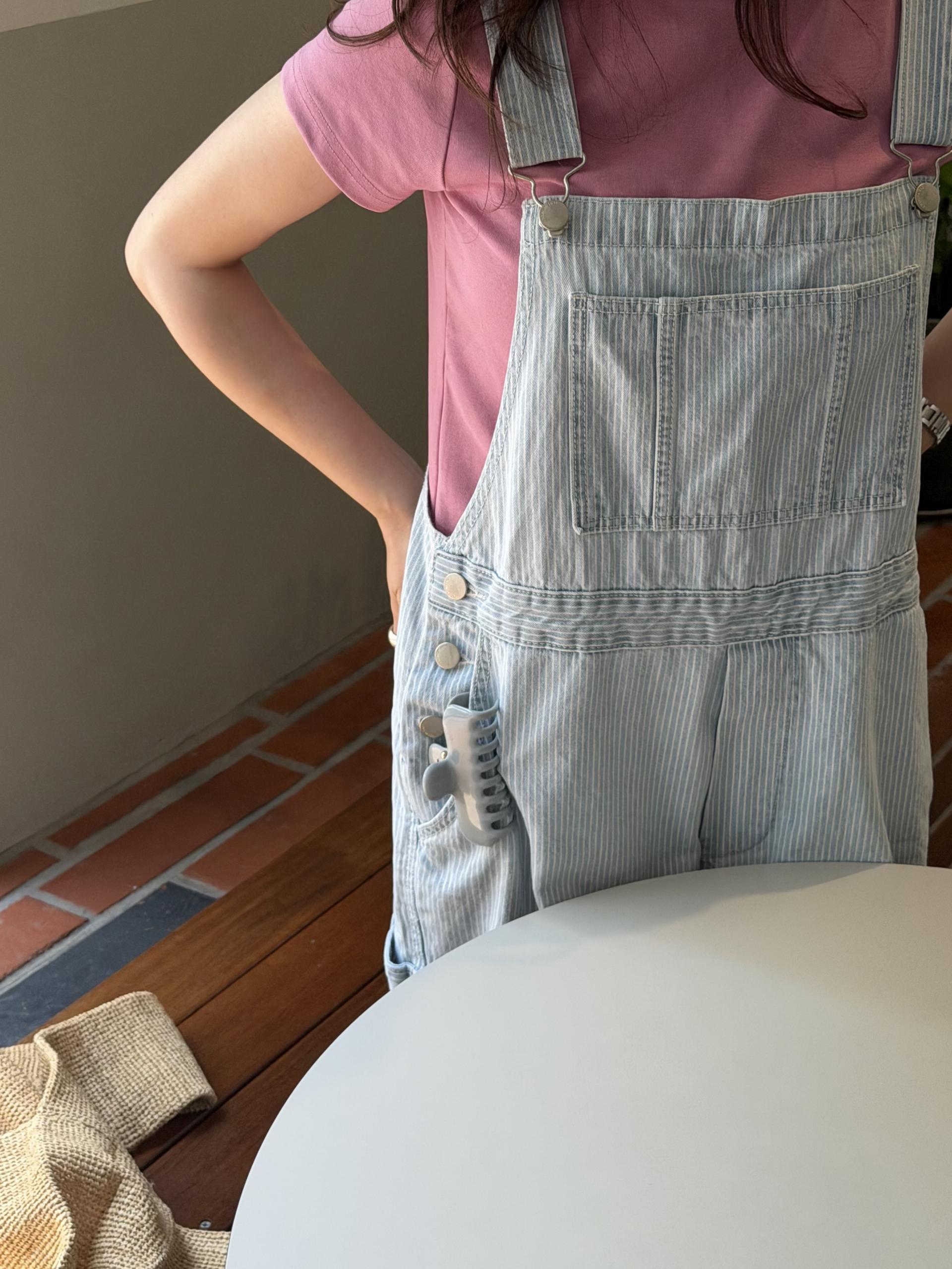 donkey stripe overall