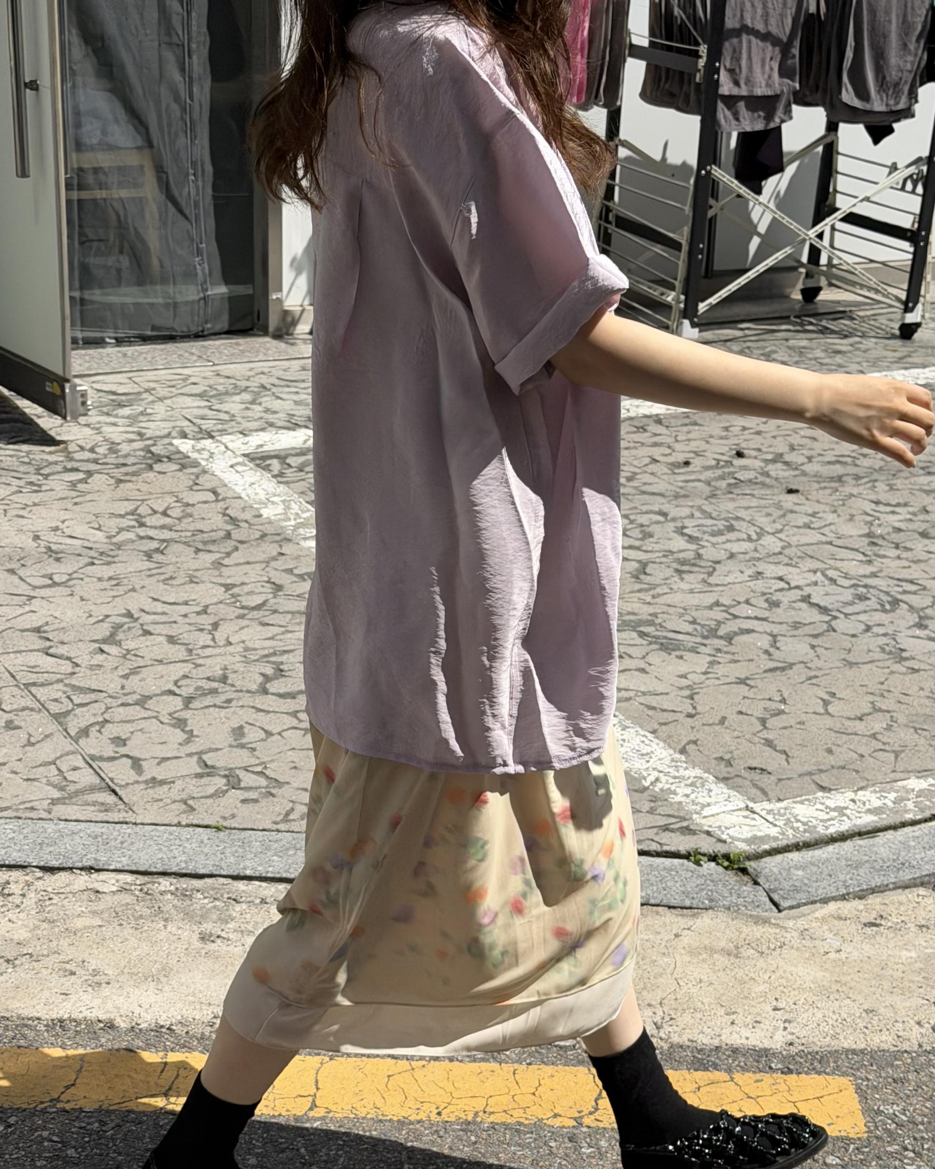 bong bong skirt (beige/black)