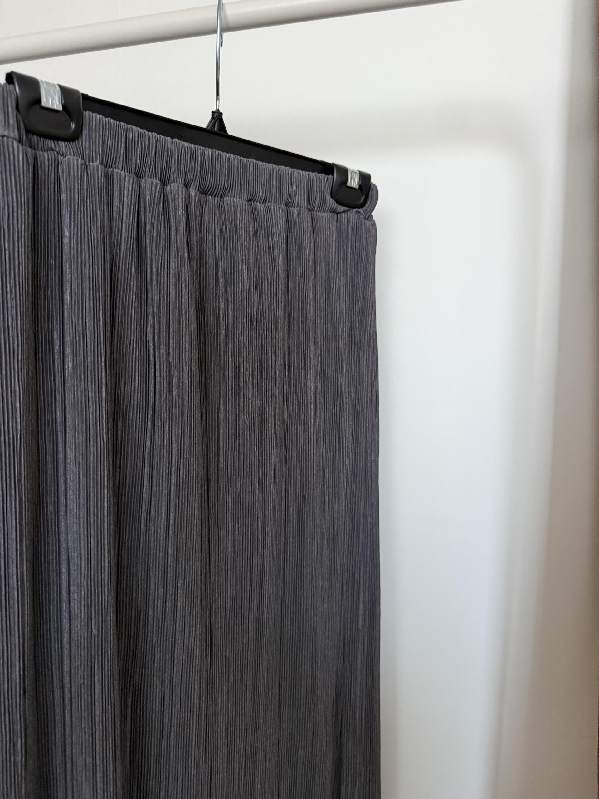 <made> penne skirt (charcoal grey)